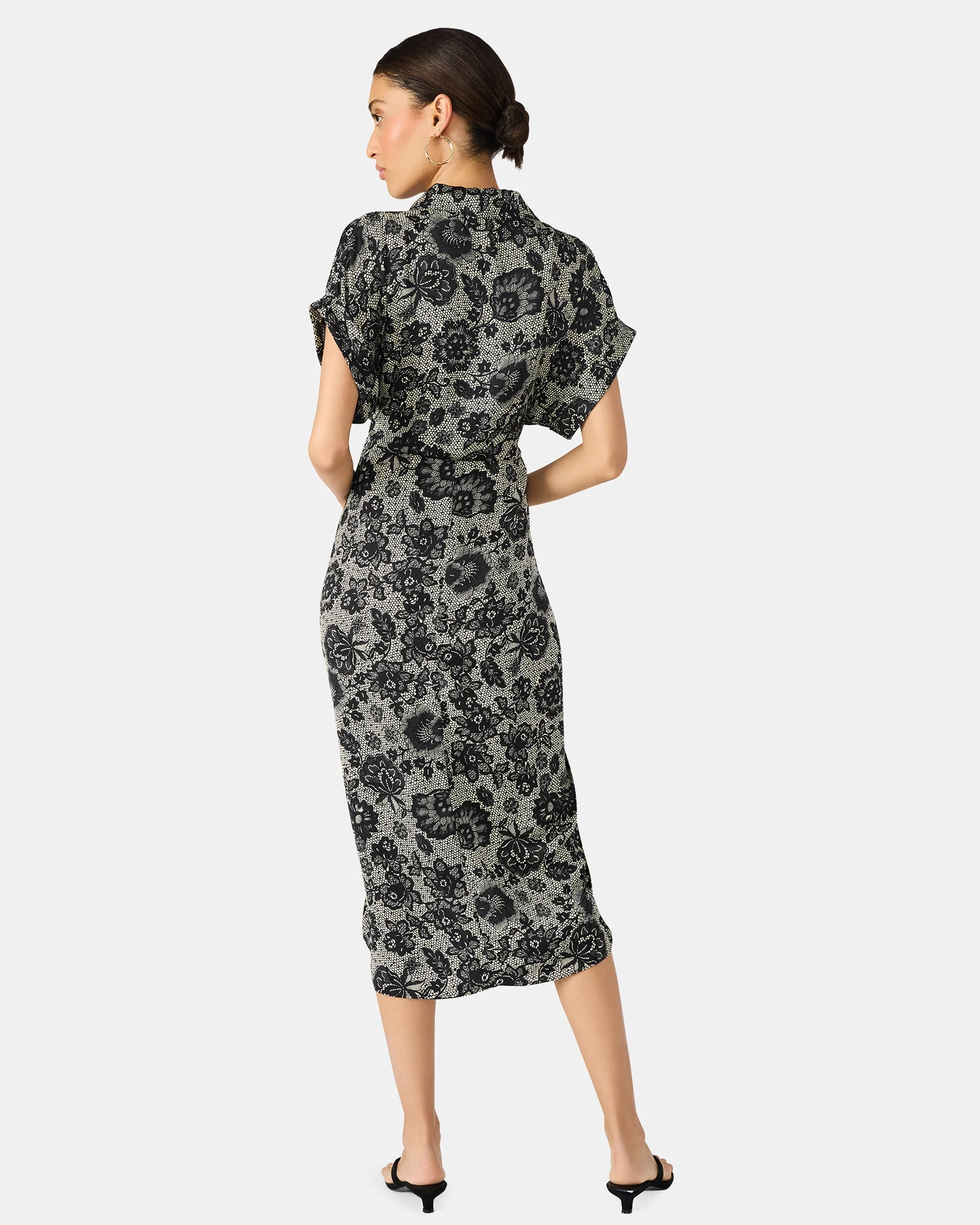 TORI DRESS GREY MULTI - Image 4