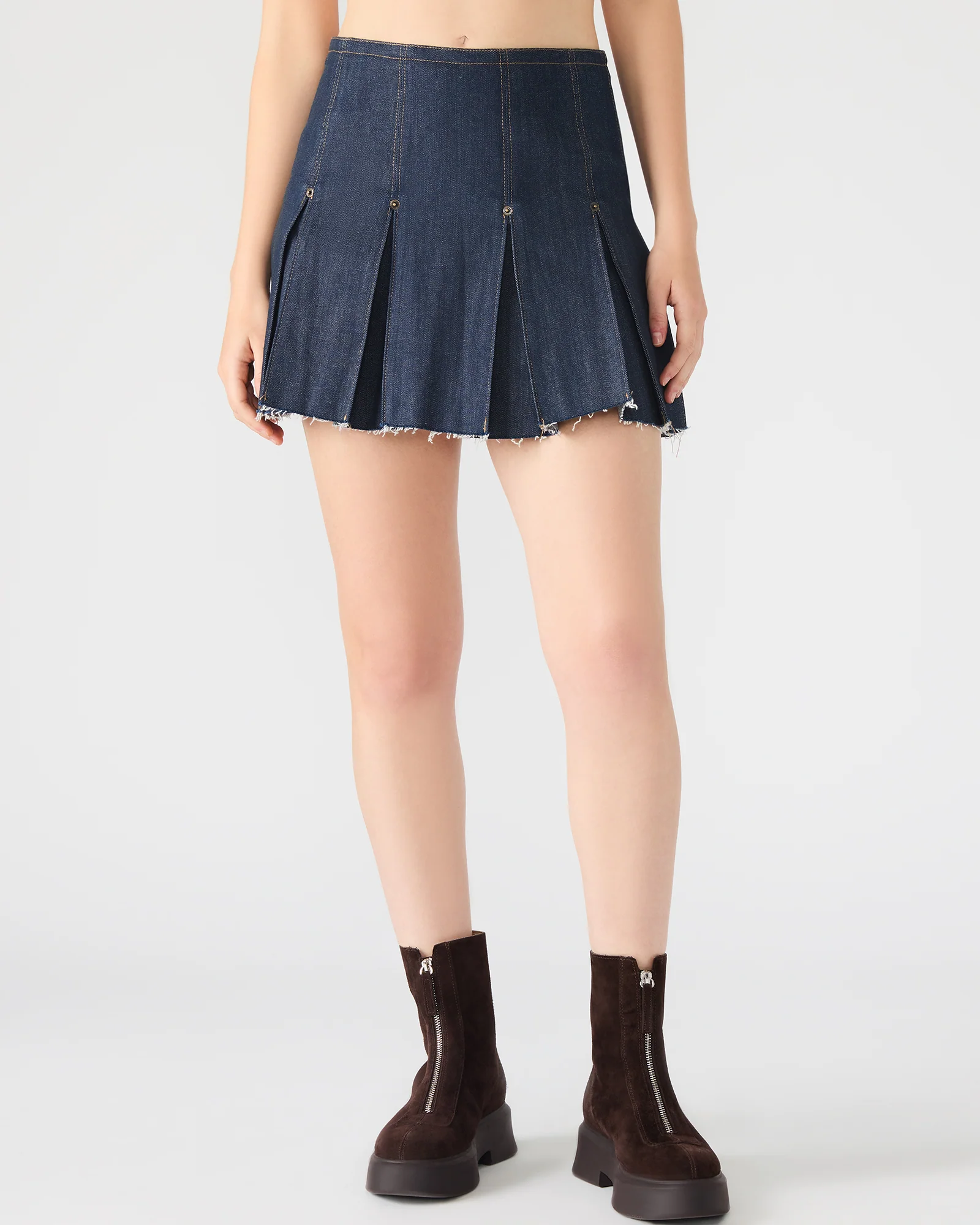 JOAN SKIRT DARK BLUE DENIM - Image 4