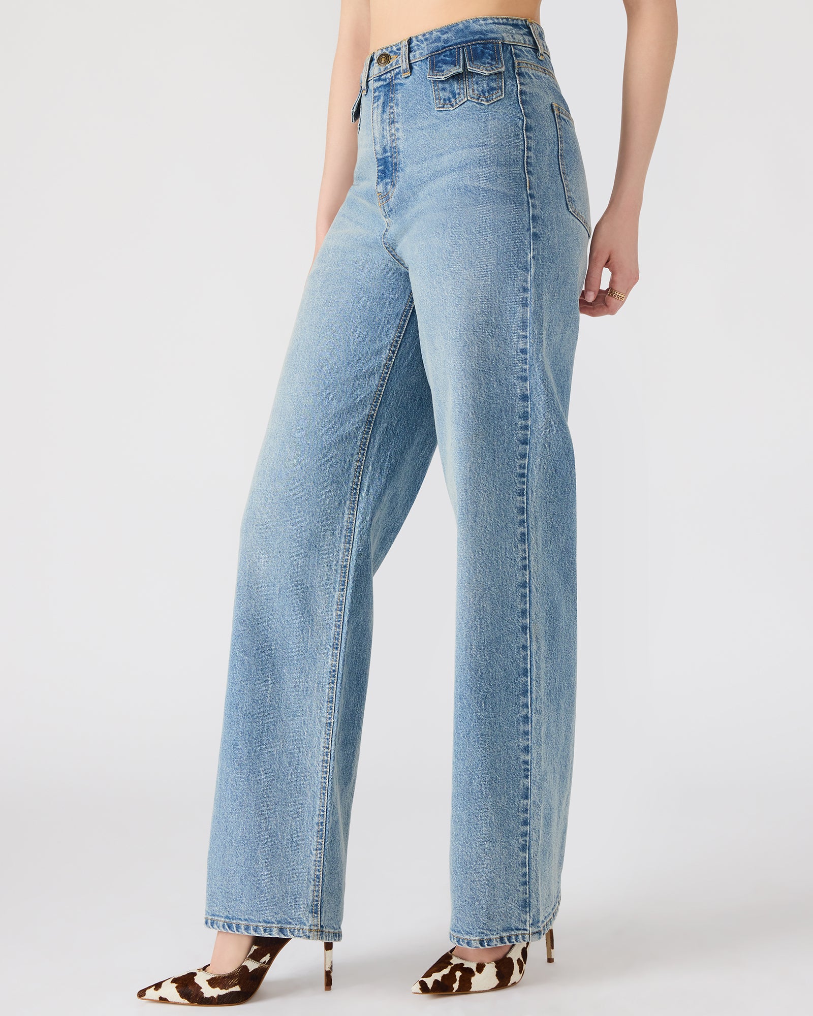 GERALDINE JEAN LIGHT BLUE DENIM - Image 3