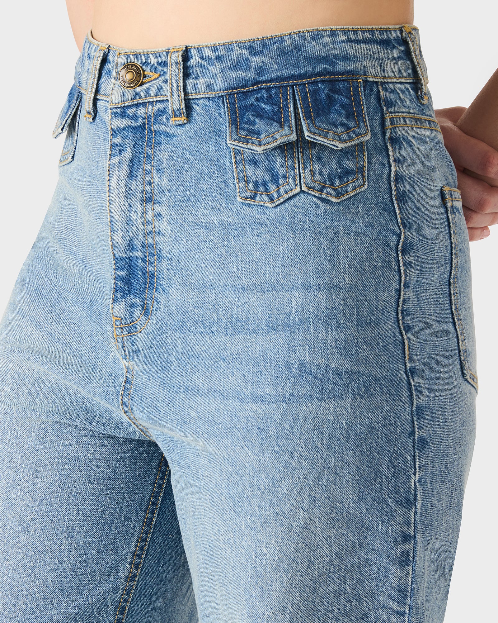 GERALDINE JEAN LIGHT BLUE DENIM - Image 4