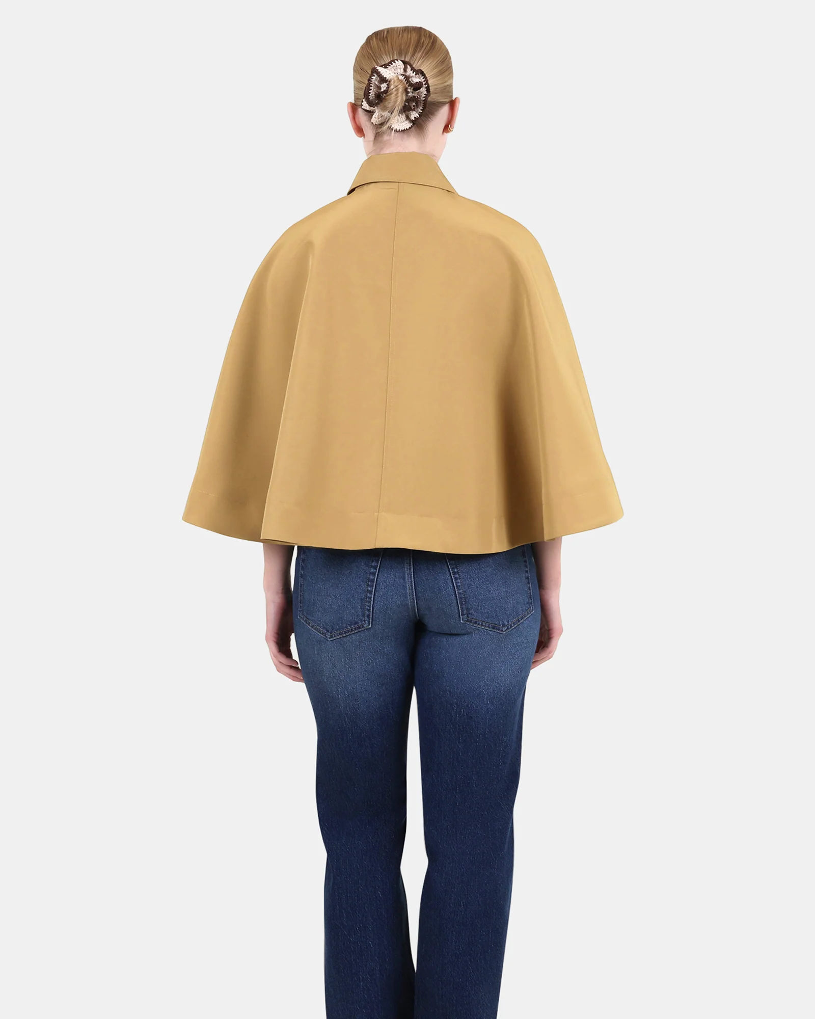 NOEMIE TRENCH CAPE KHAKI - Image 3