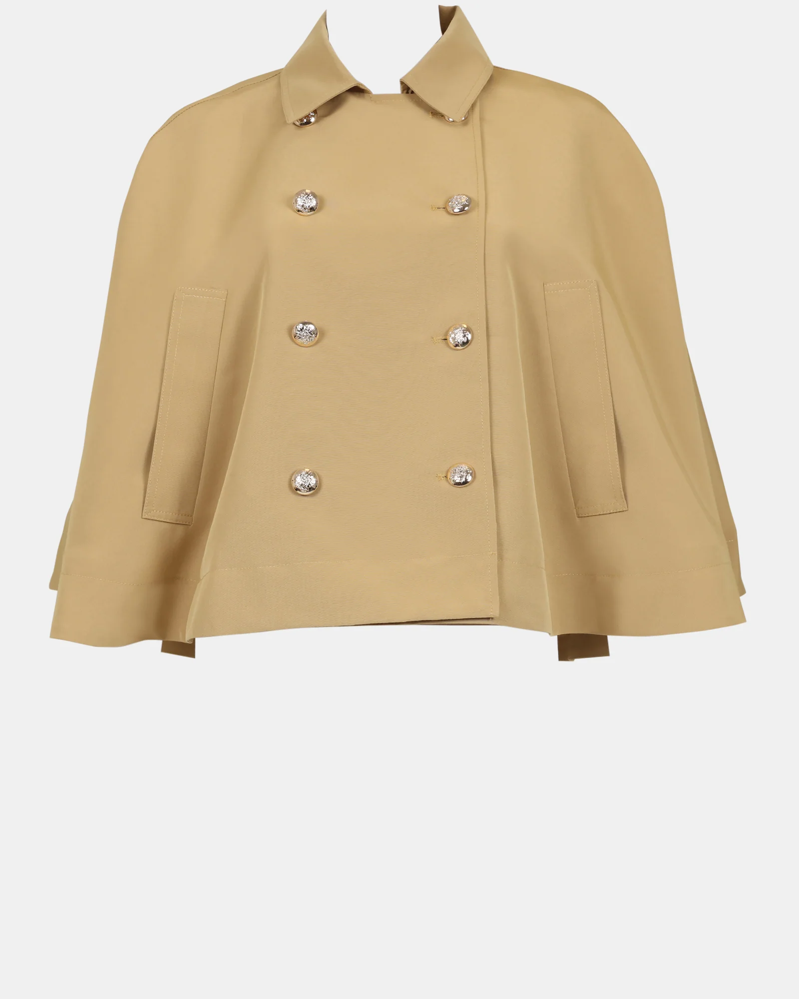 NOEMIE TRENCH CAPE KHAKI - Image 5