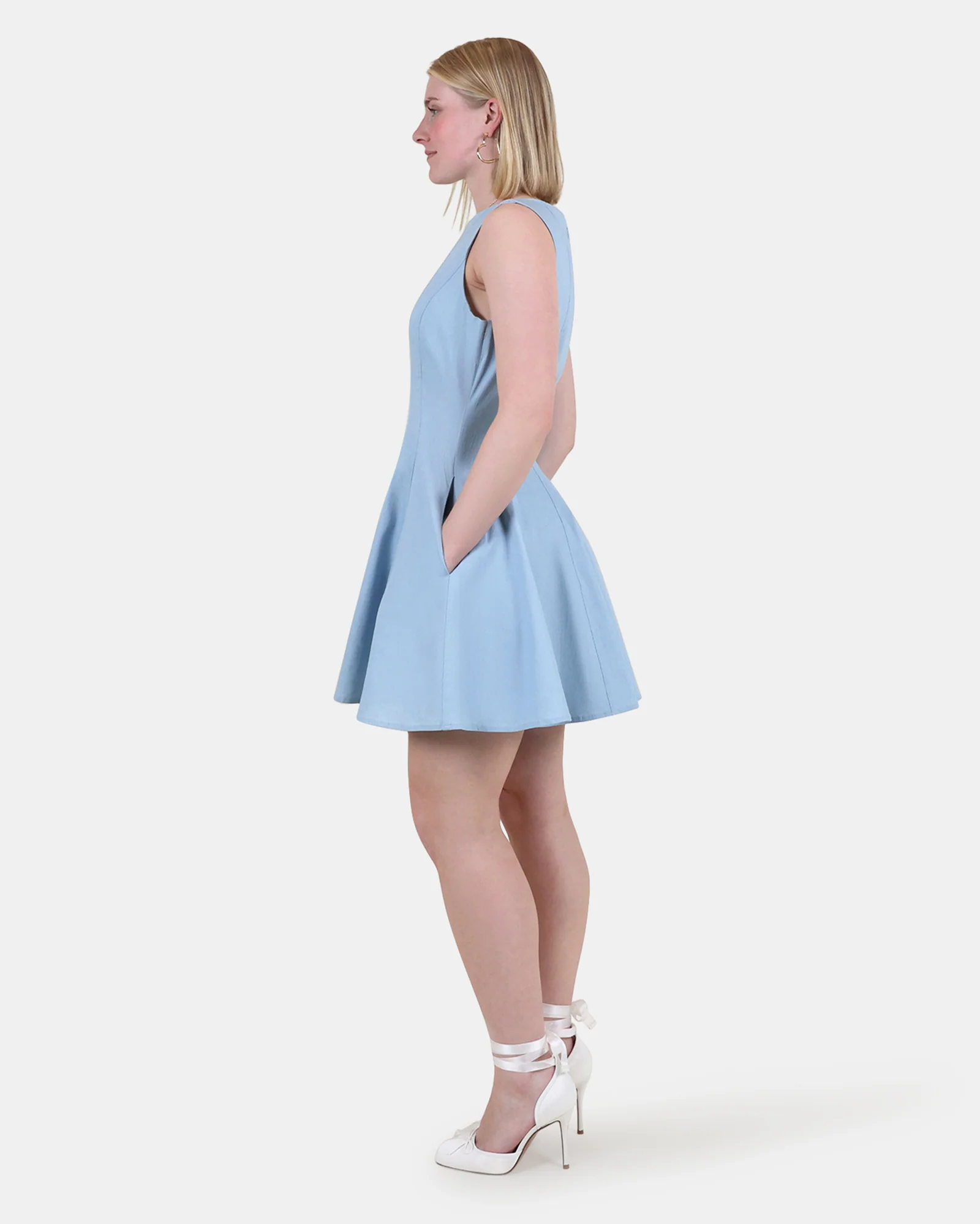 BROOKLYN DRESS BLUE - Image 2