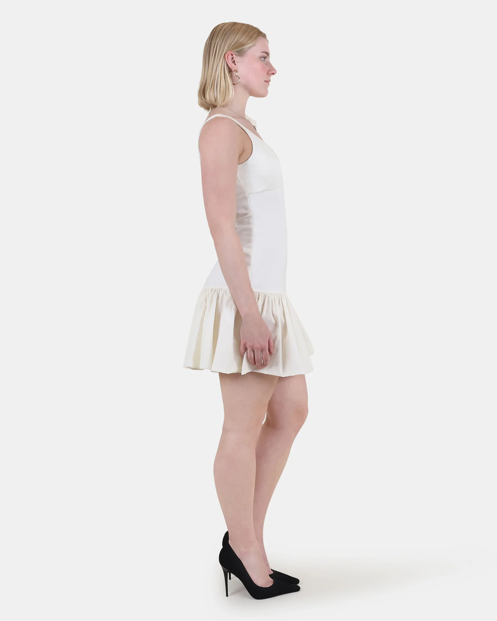 CHANELLY DRESS WHITE - Image 4