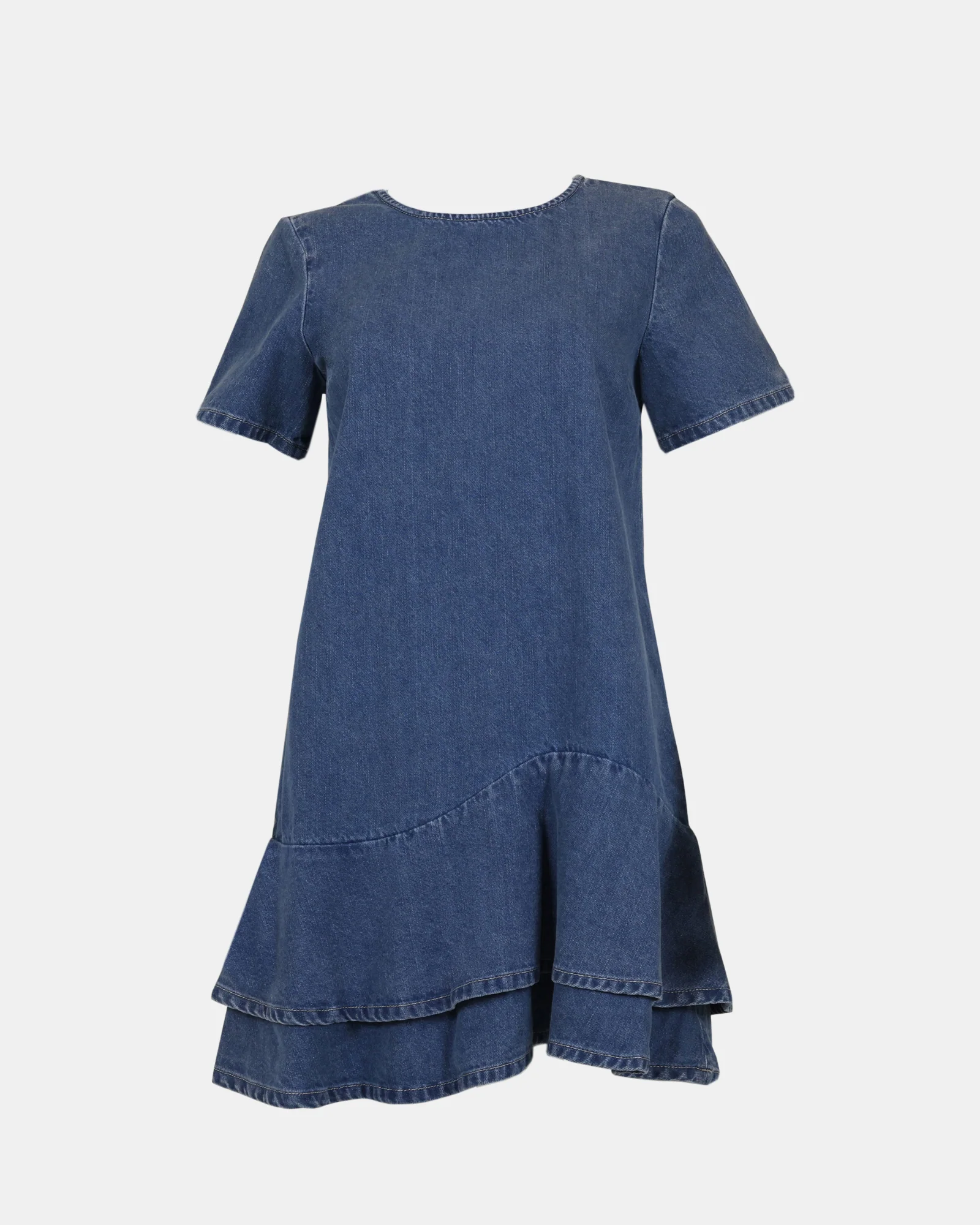 TINA DRESS DARK BLUE DENIM - Image 5
