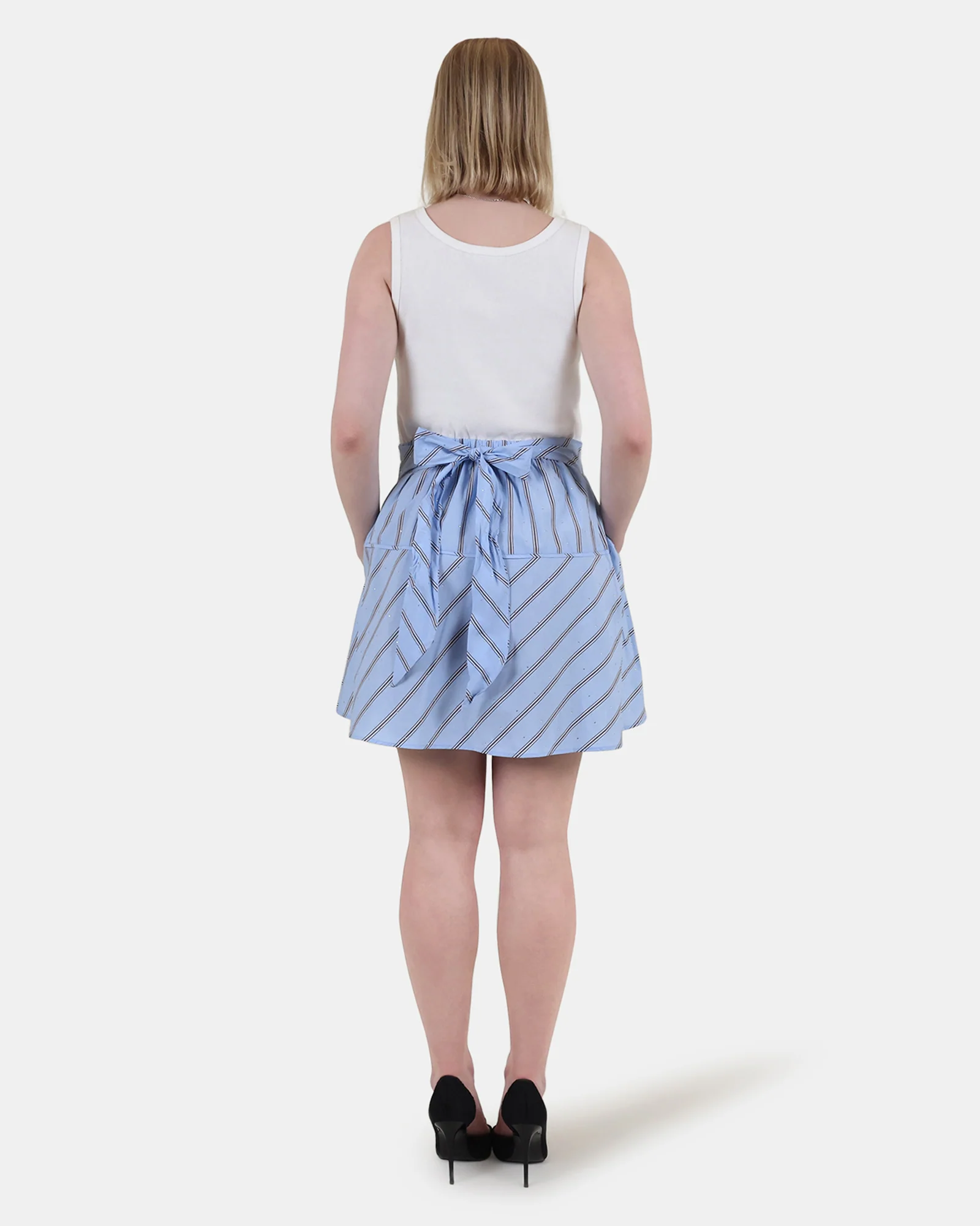 JENNIFER DRESS BLUE MULTI - Image 5