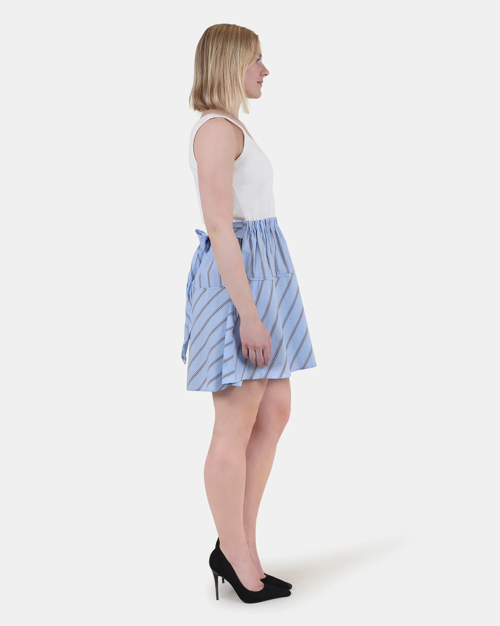 JENNIFER DRESS BLUE MULTI - Image 6