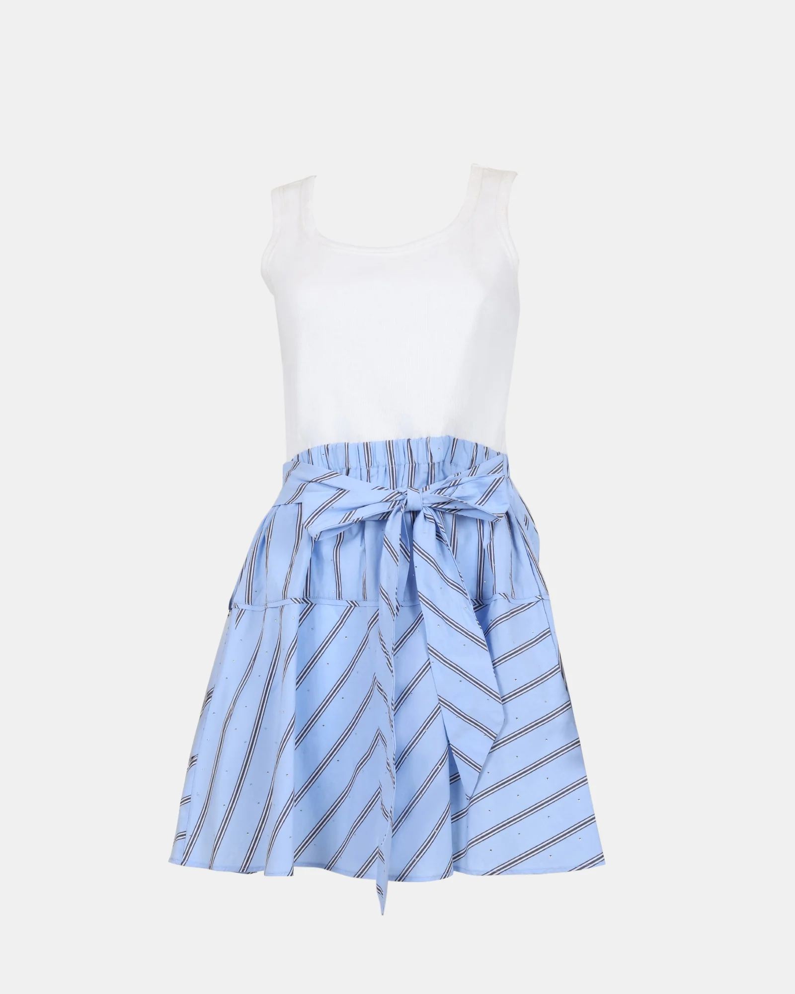 JENNIFER DRESS BLUE MULTI - Image 7