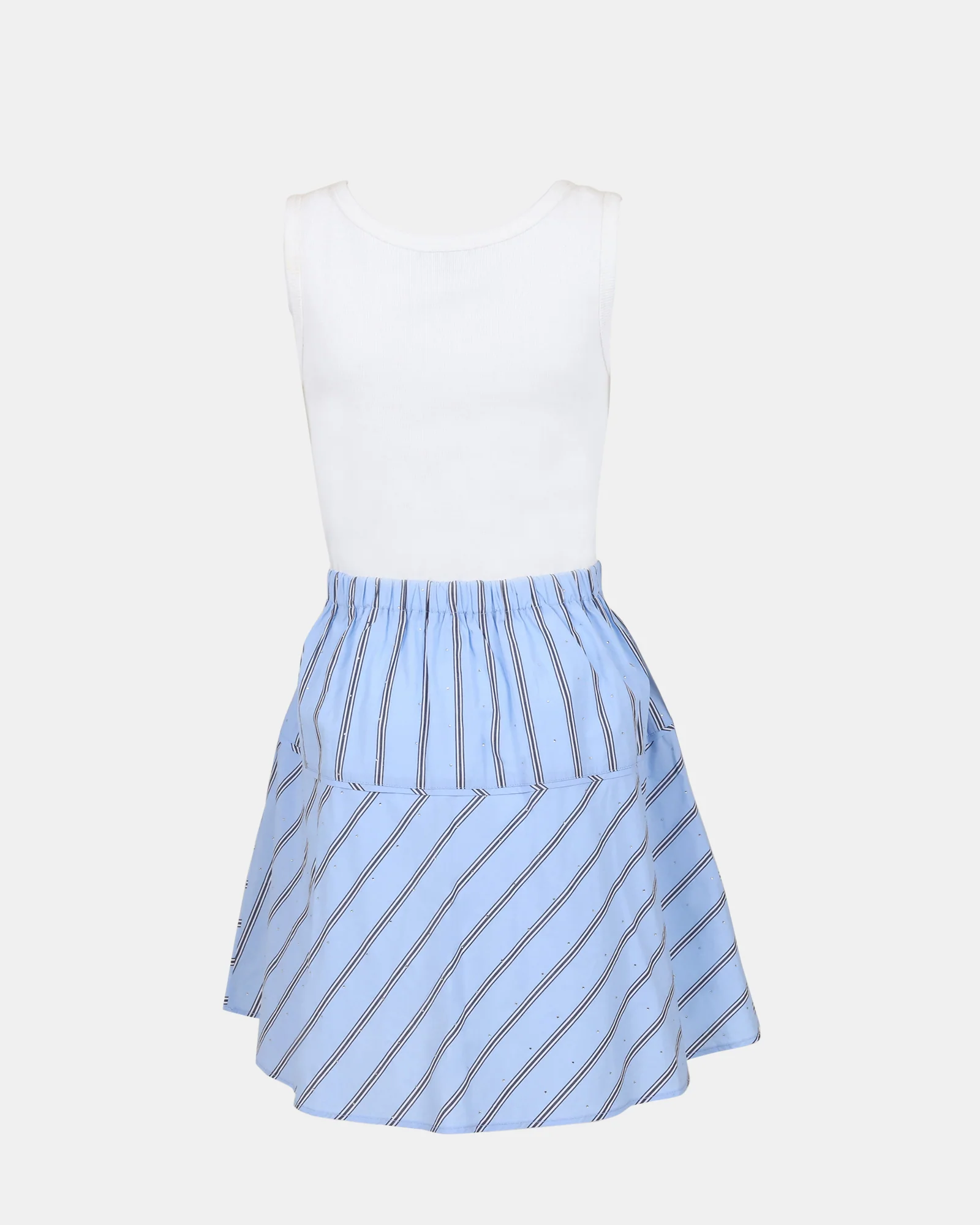 JENNIFER DRESS BLUE MULTI - Image 8