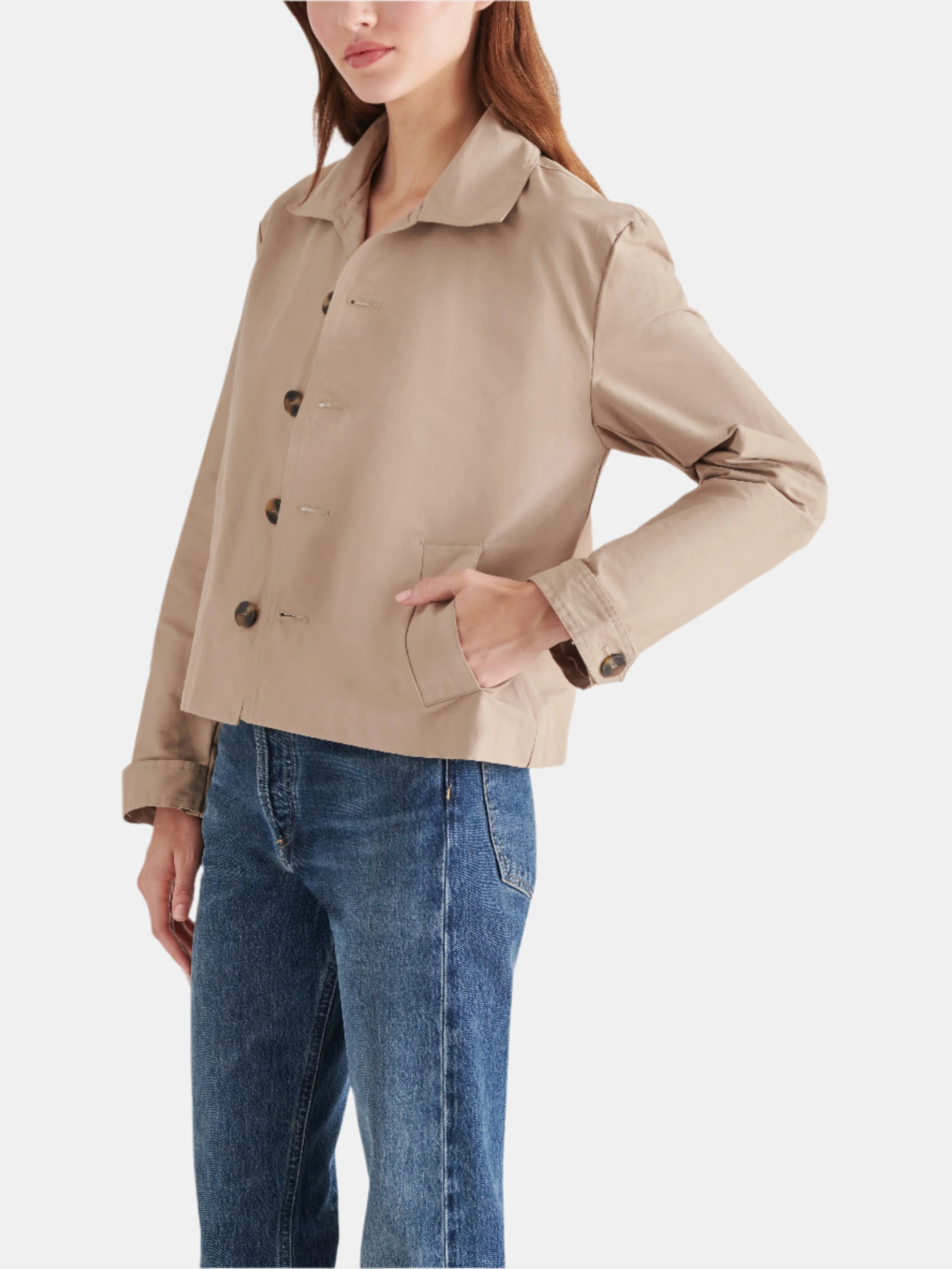 TRENCH JACKET KHAKI - Image 2