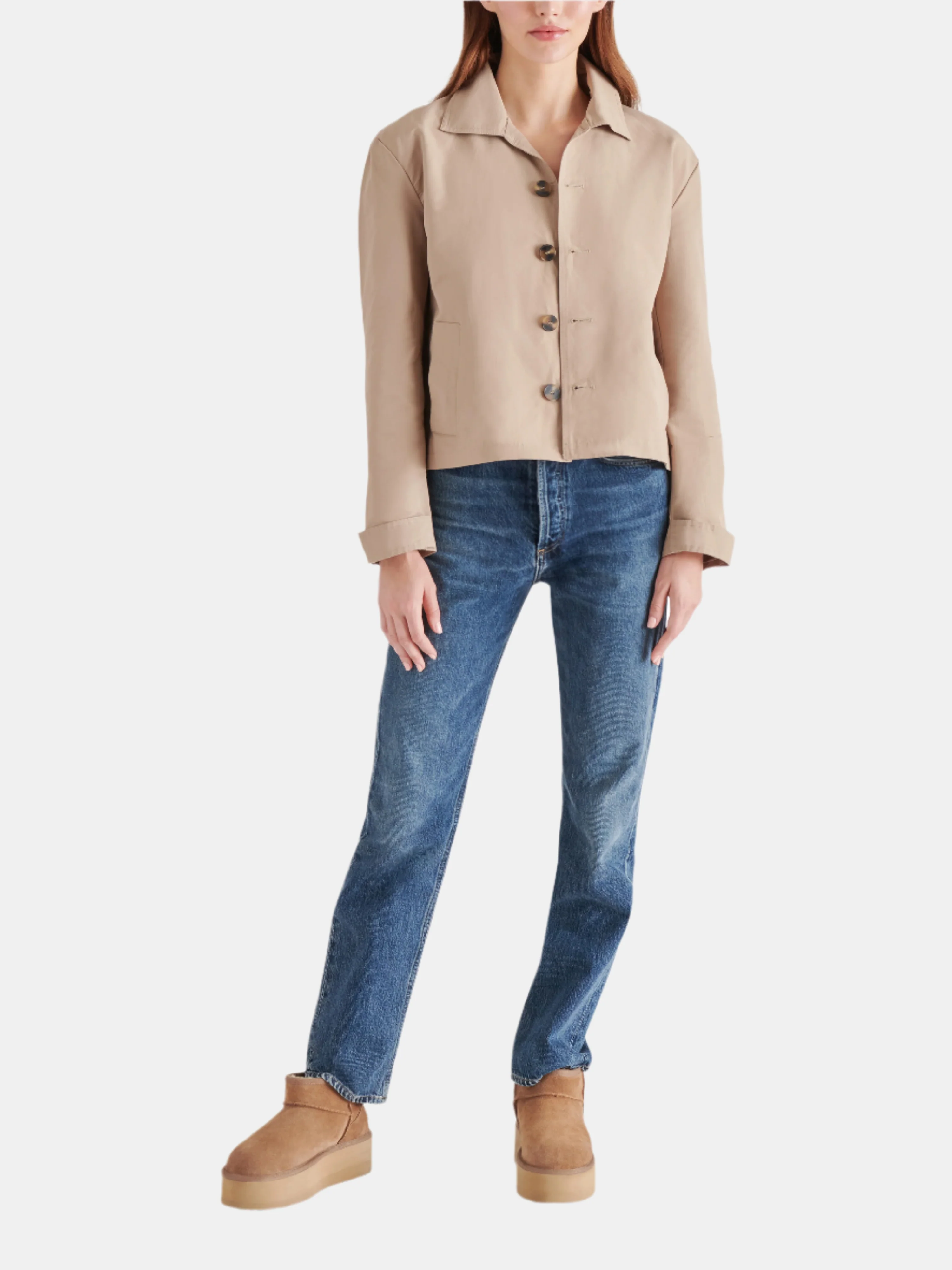 TRENCH JACKET KHAKI - Image 4