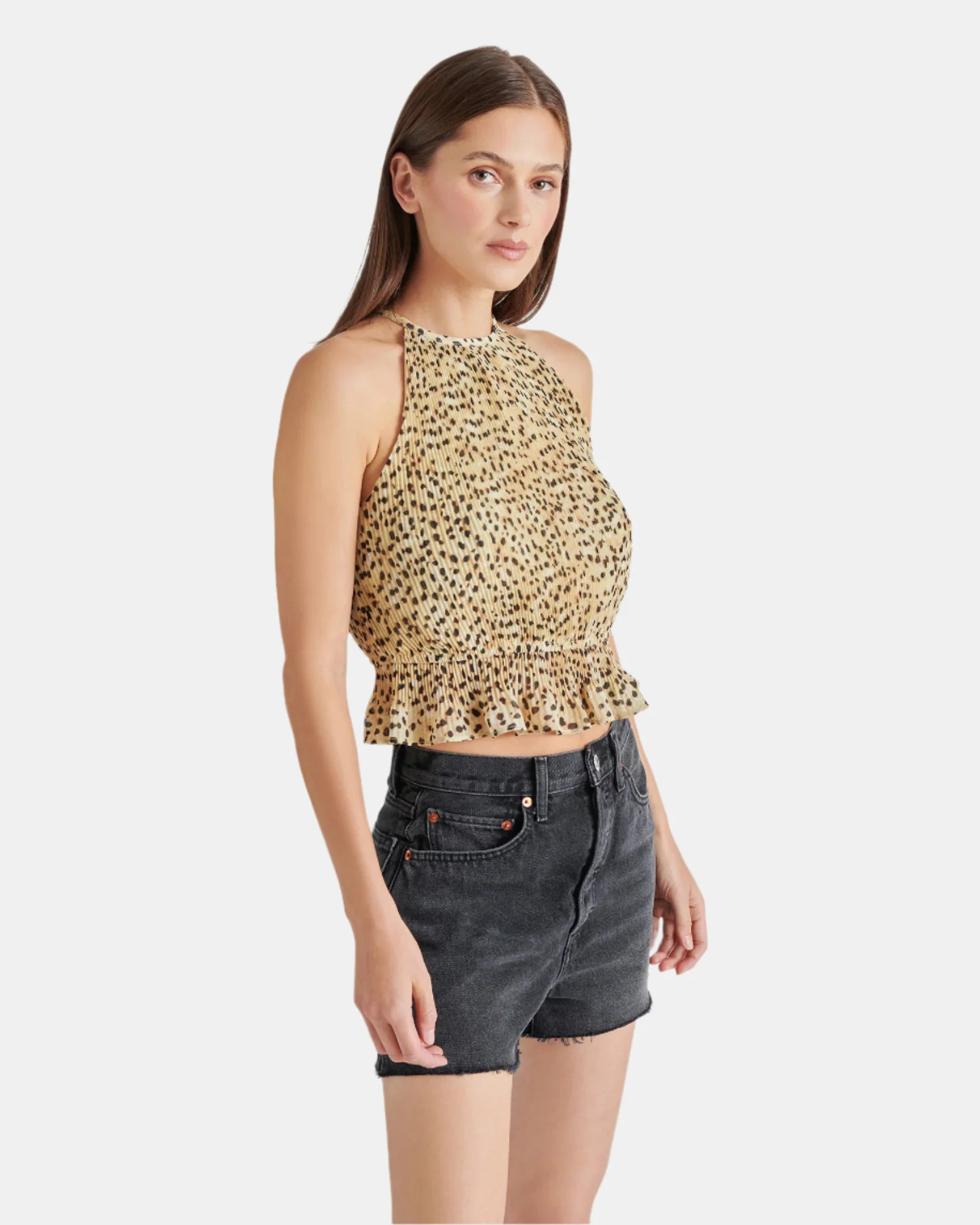 EMIL TOP LEOPARD TAN MULTI - Image 2