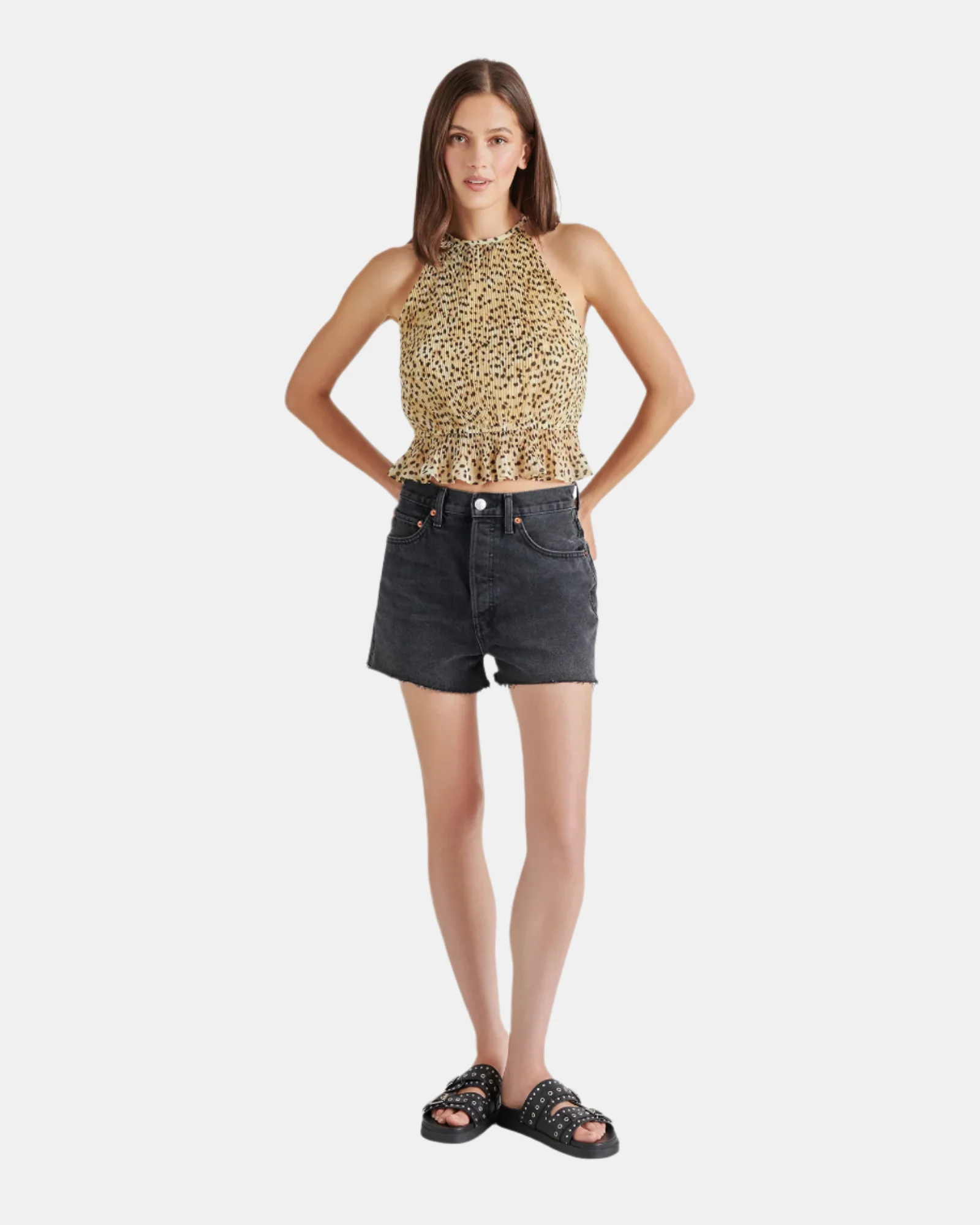EMIL TOP LEOPARD TAN MULTI - Image 4