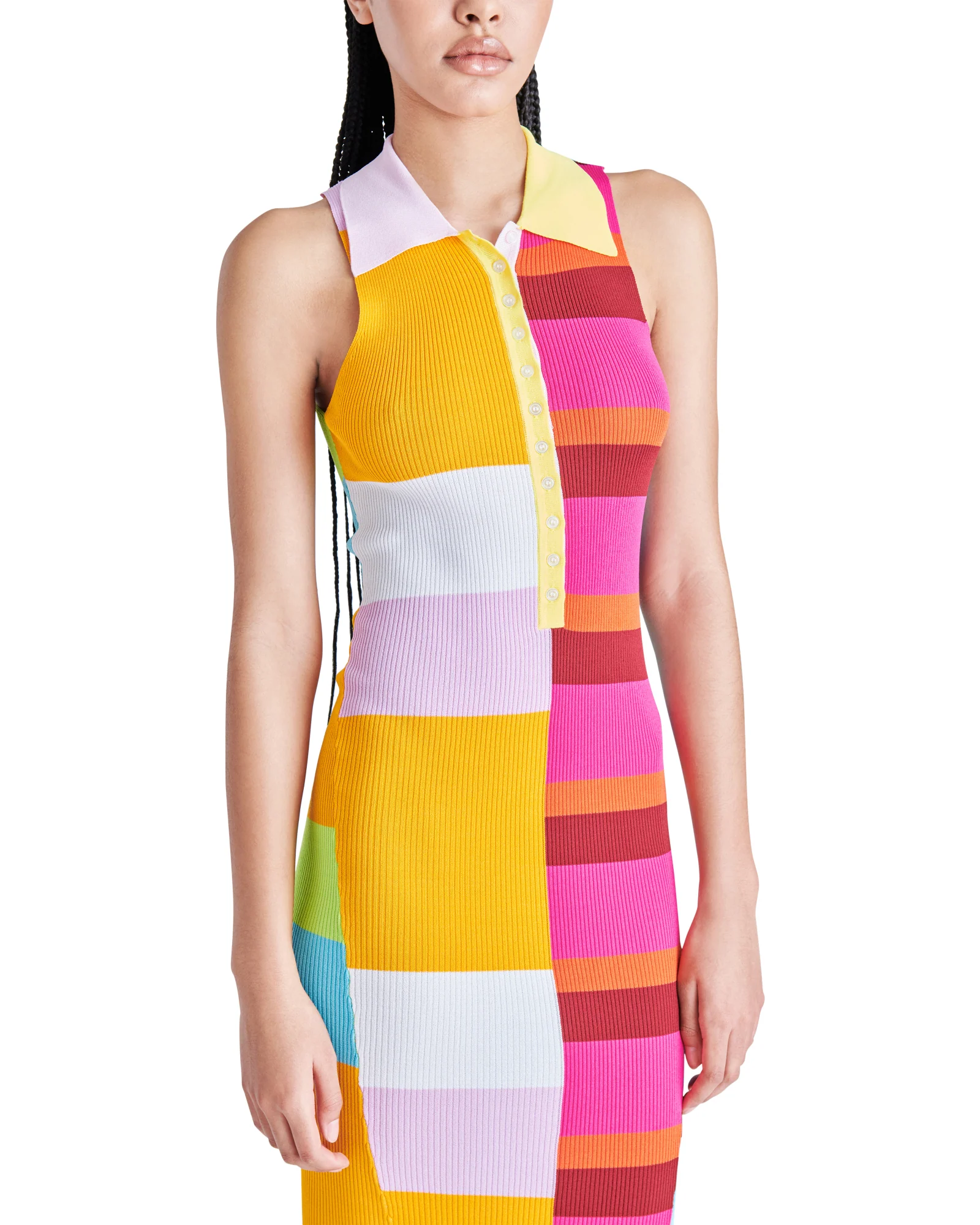 EVELYN DRESS BRIGHT MULTI - Image 2