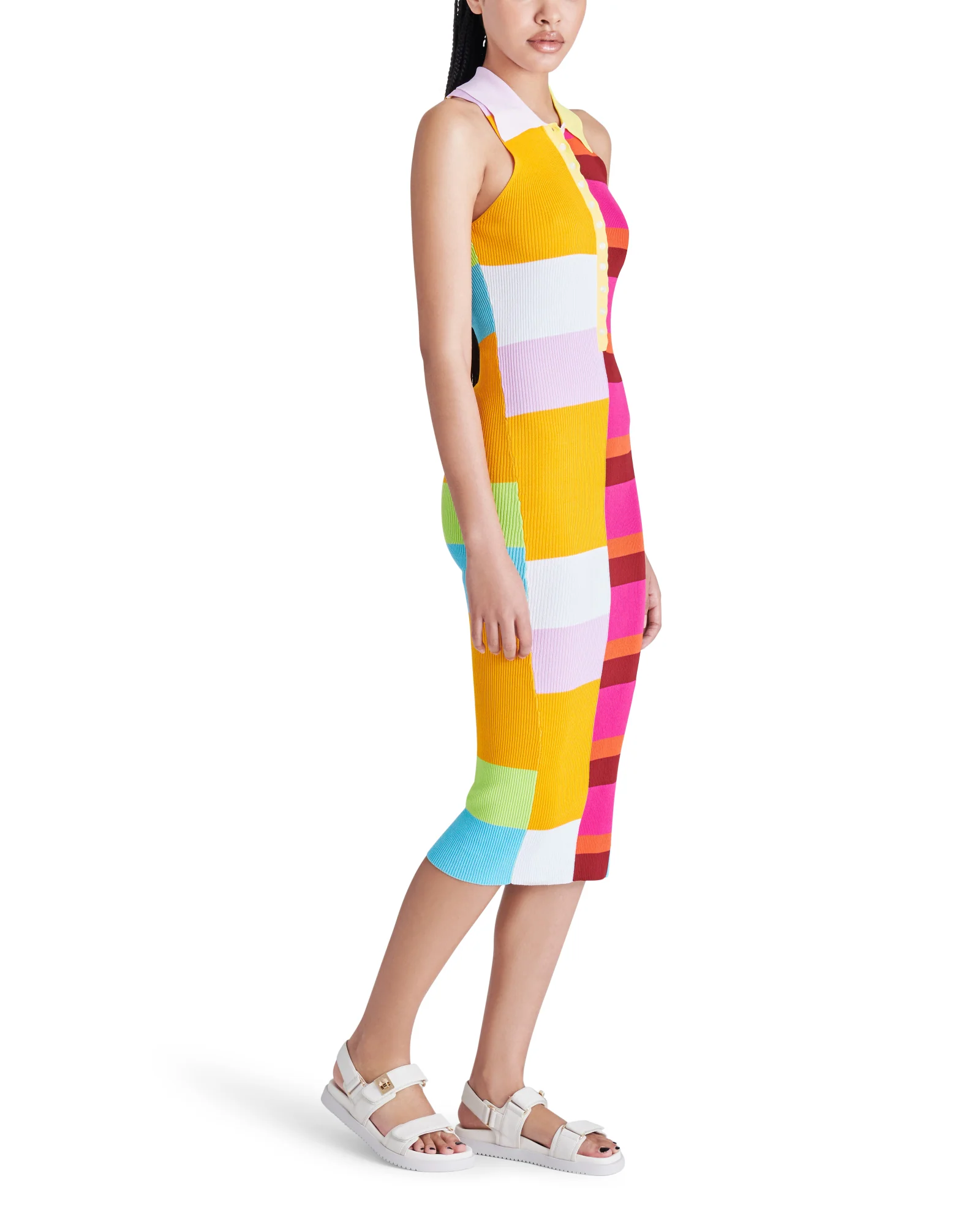 EVELYN DRESS BRIGHT MULTI - Image 3