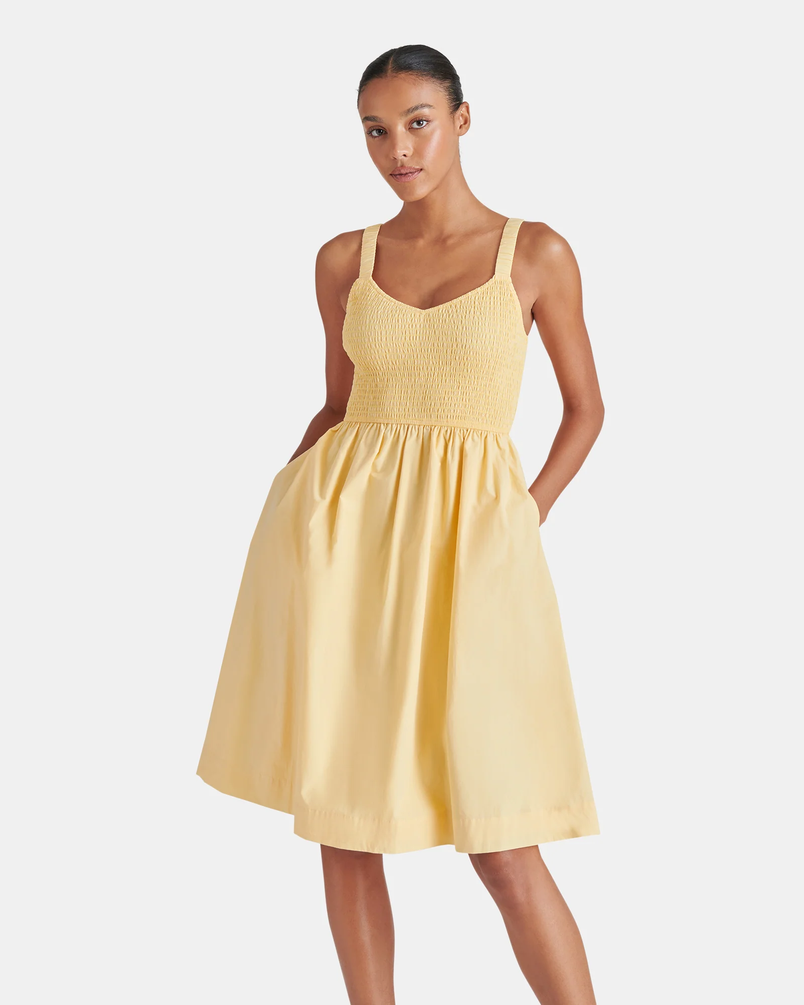 FLEUR DRESS YELLOW - Image 3