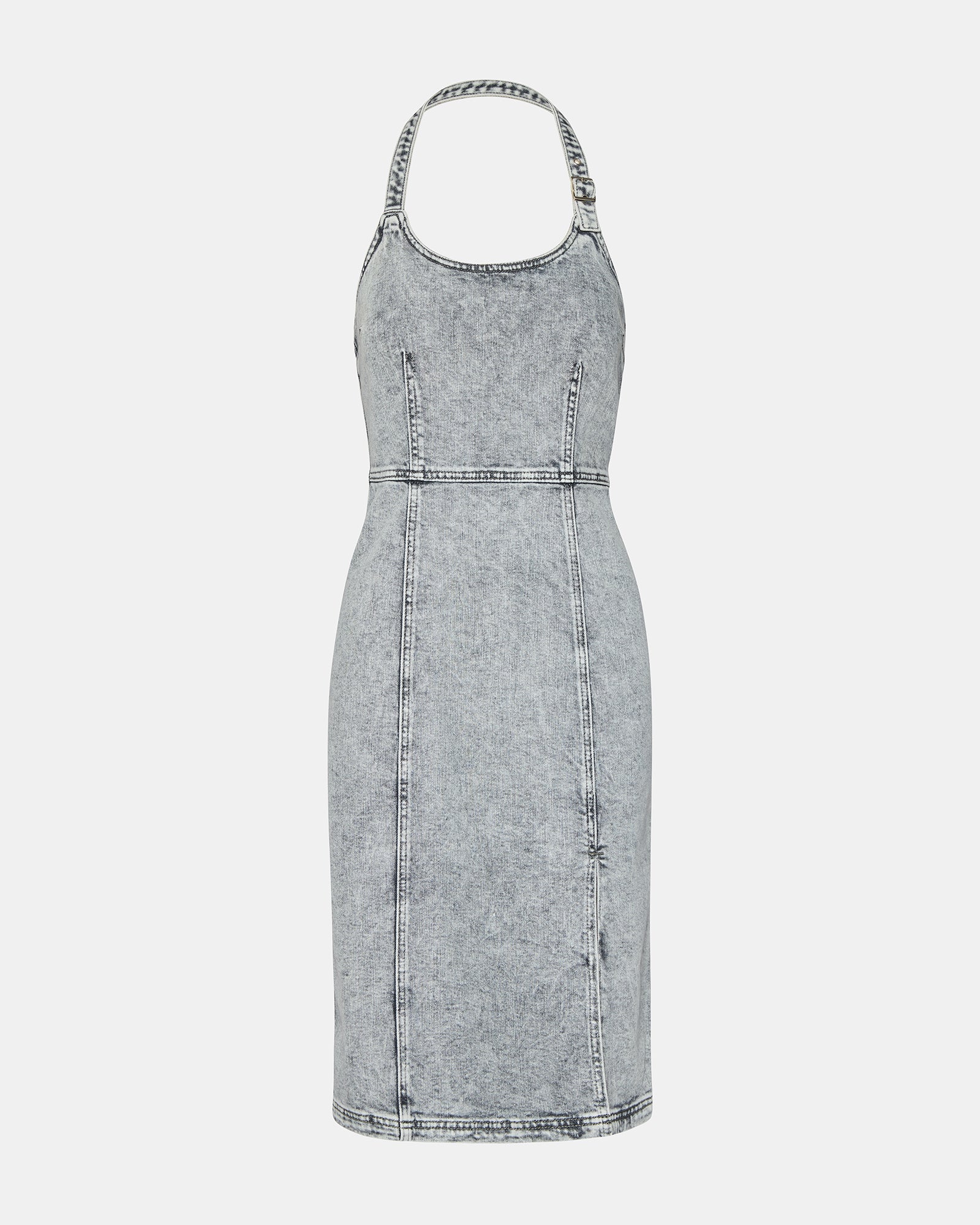 GIA DRESS LIGHT GREY - Image 6