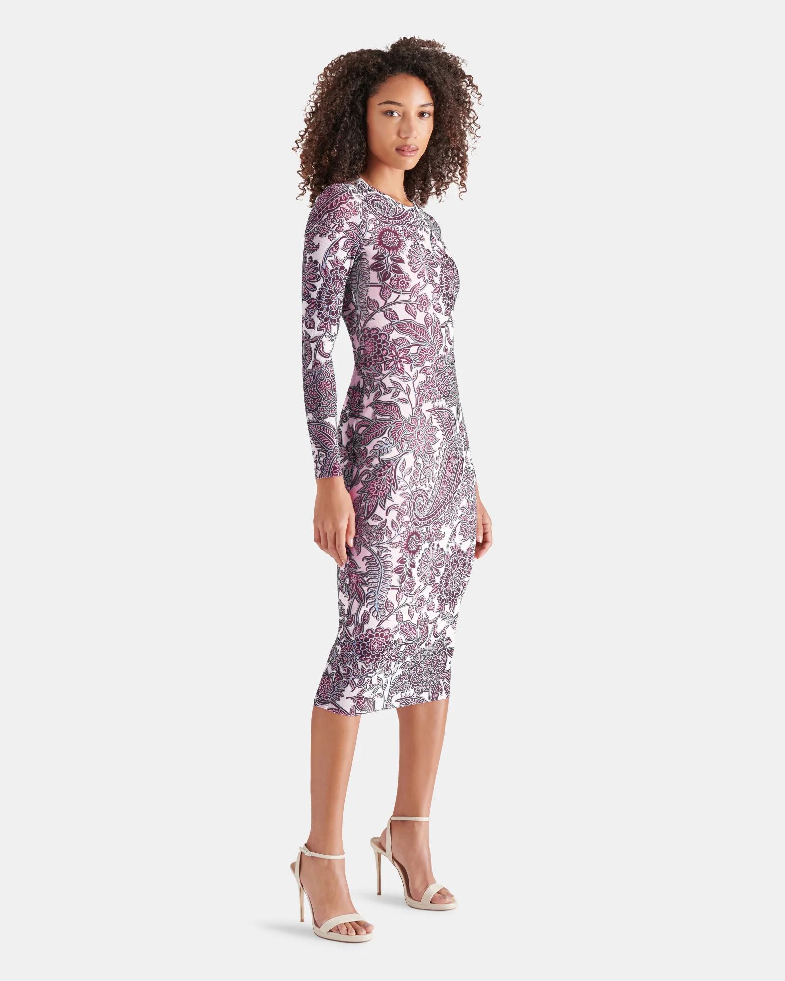 HAILEE DRESS BURGUNDY - Image 2