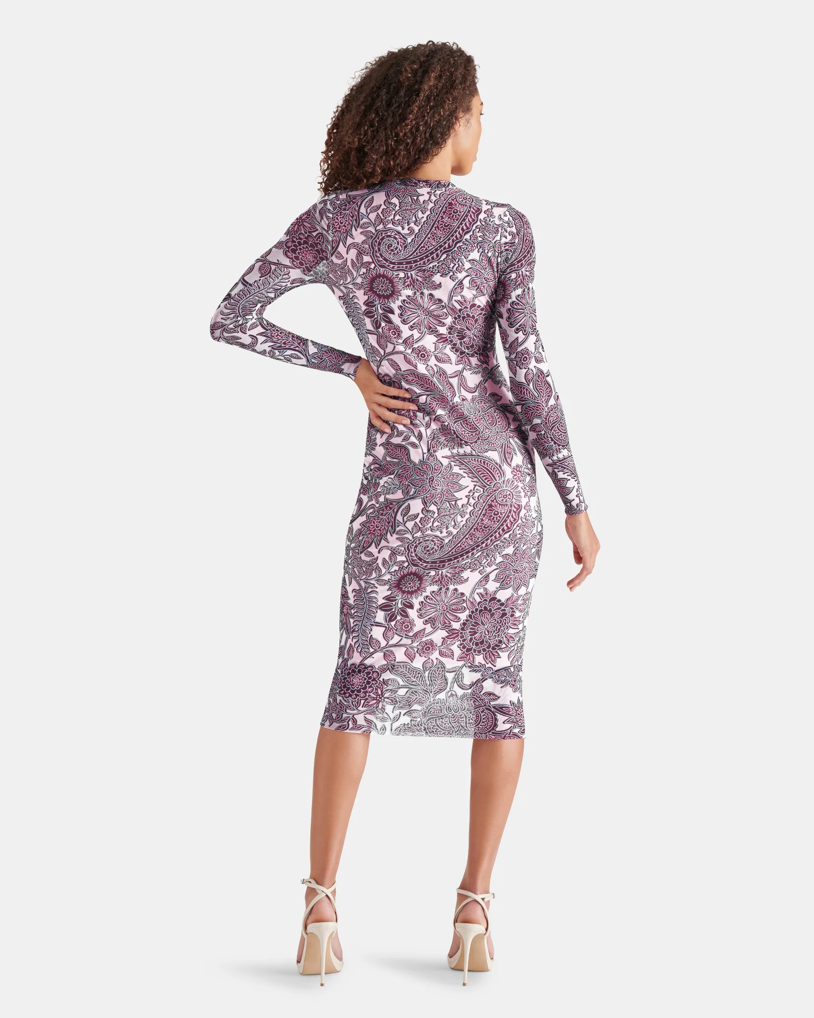 HAILEE DRESS BURGUNDY - Image 5