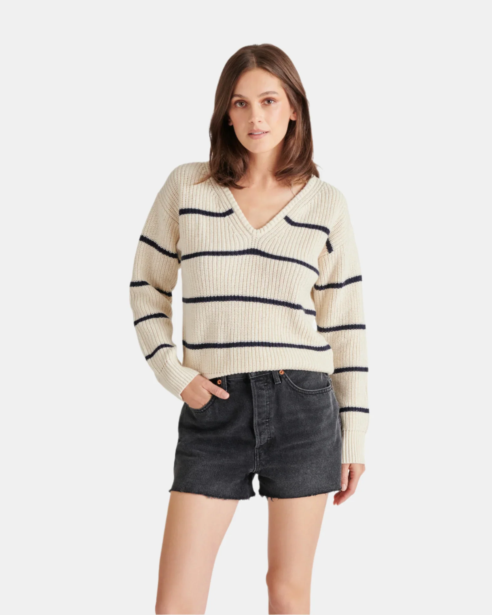 KAITLYN SWEATER IVORY MULTI - Image 2