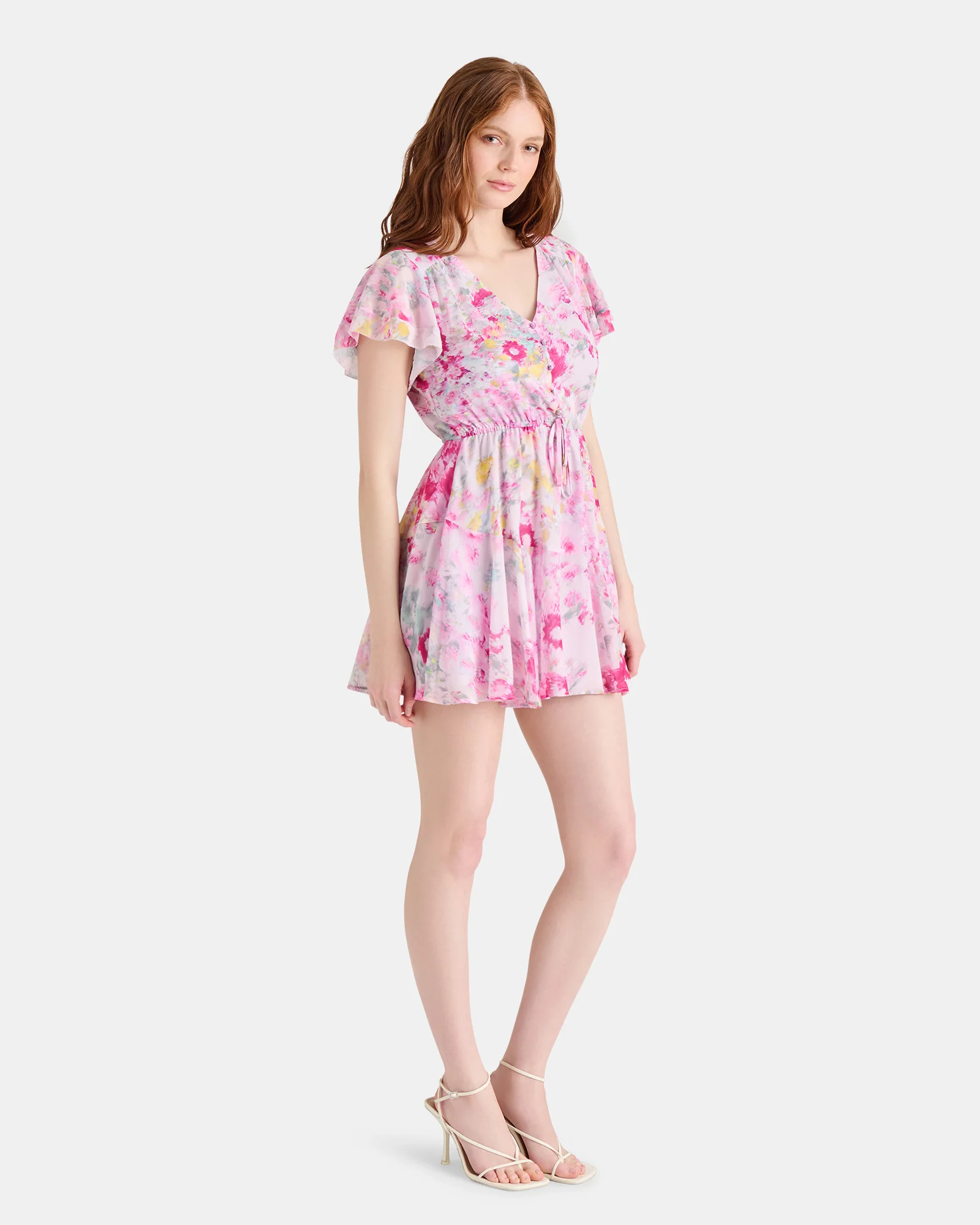 KIRSTY DRESS FLORAL PINK MULTI - Image 4