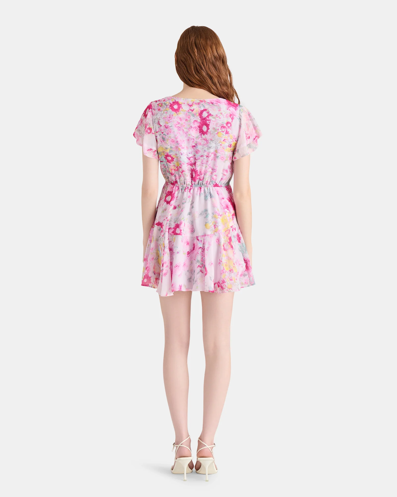 KIRSTY DRESS FLORAL PINK MULTI - Image 5