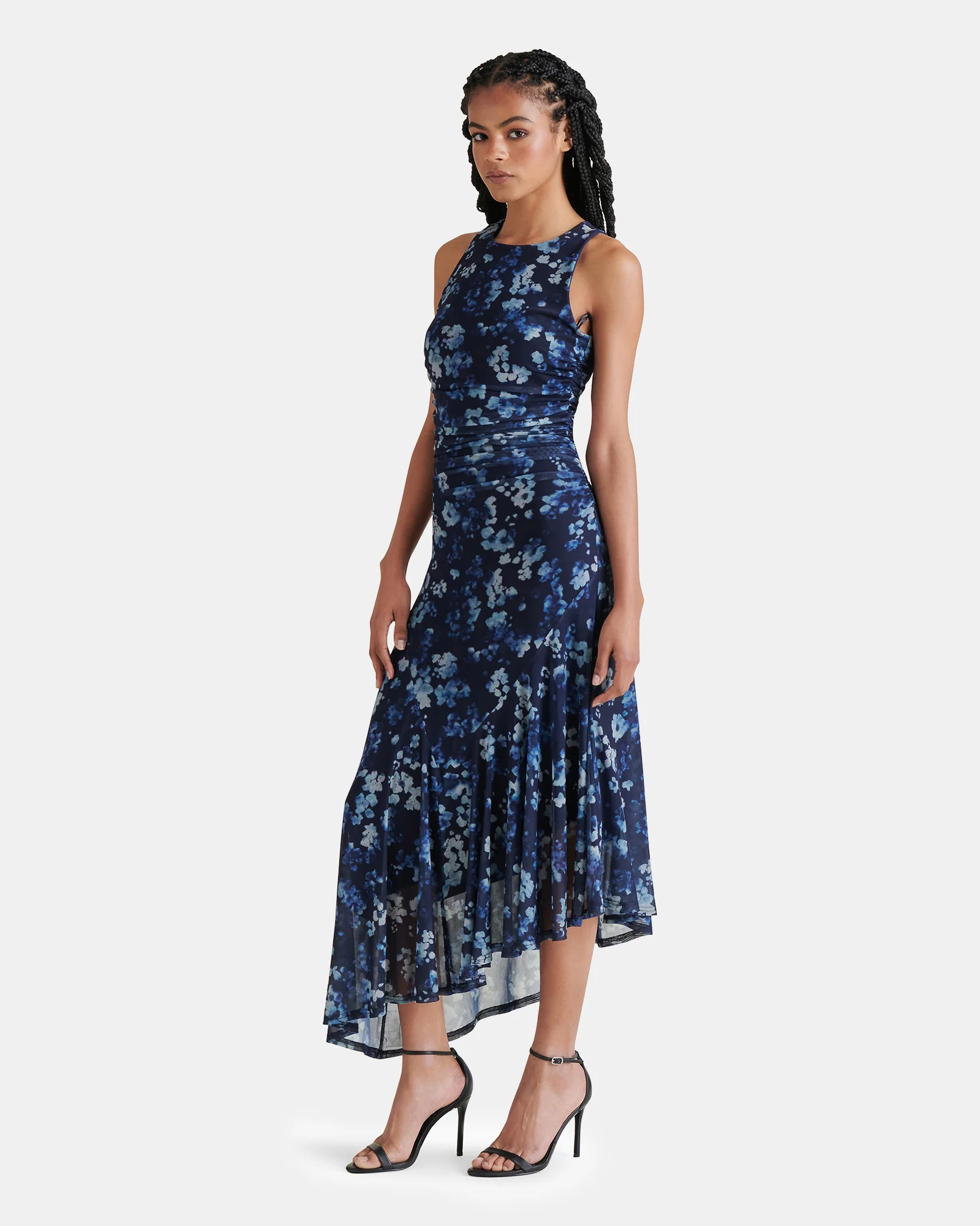 LANEY DRESS FLORAL INDIGO - Image 3