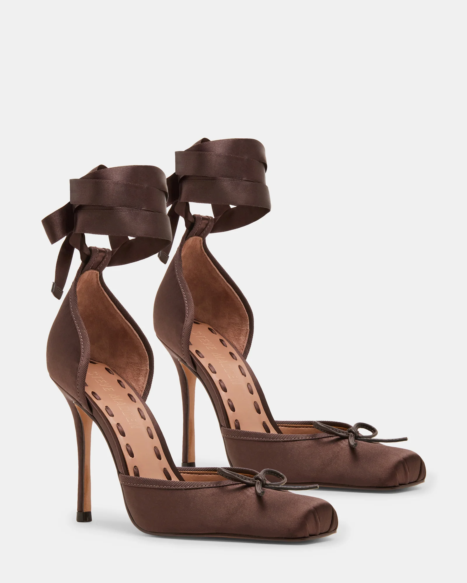 LARINA BROWN SATIN - Image 2