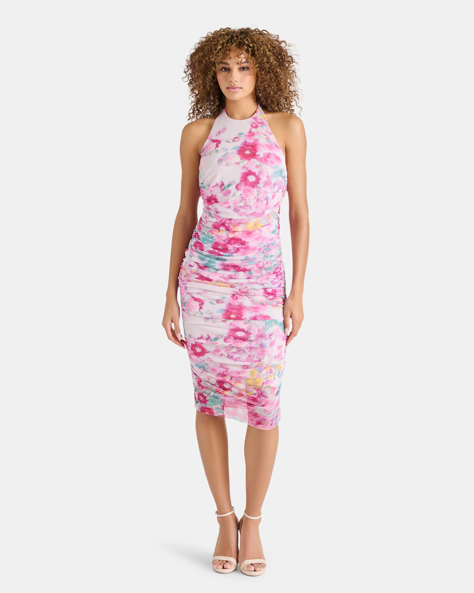 LEA DRESS PINK MULTI - Image 3