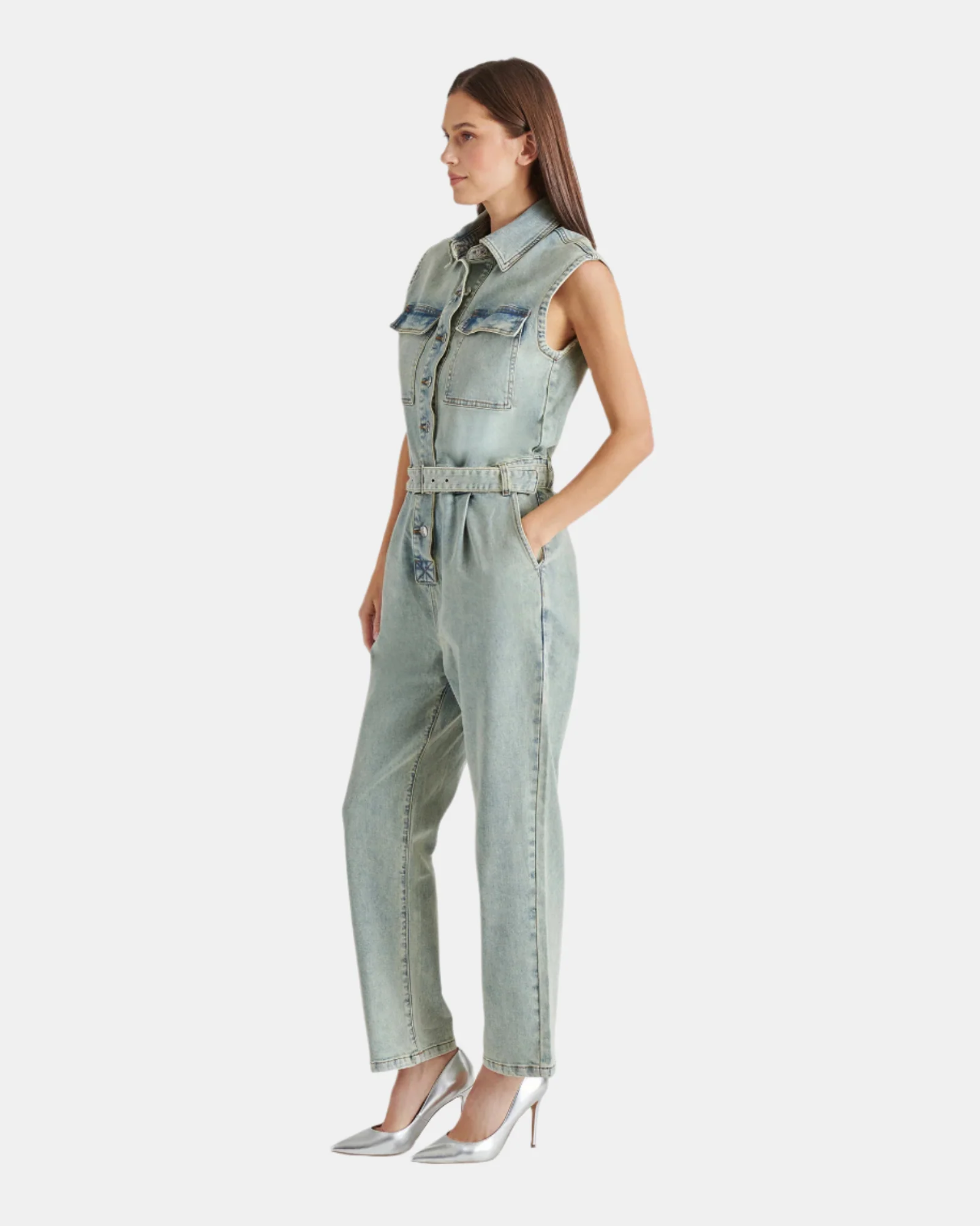 OLYNNE JUMPSUIT DENIM - Image 2