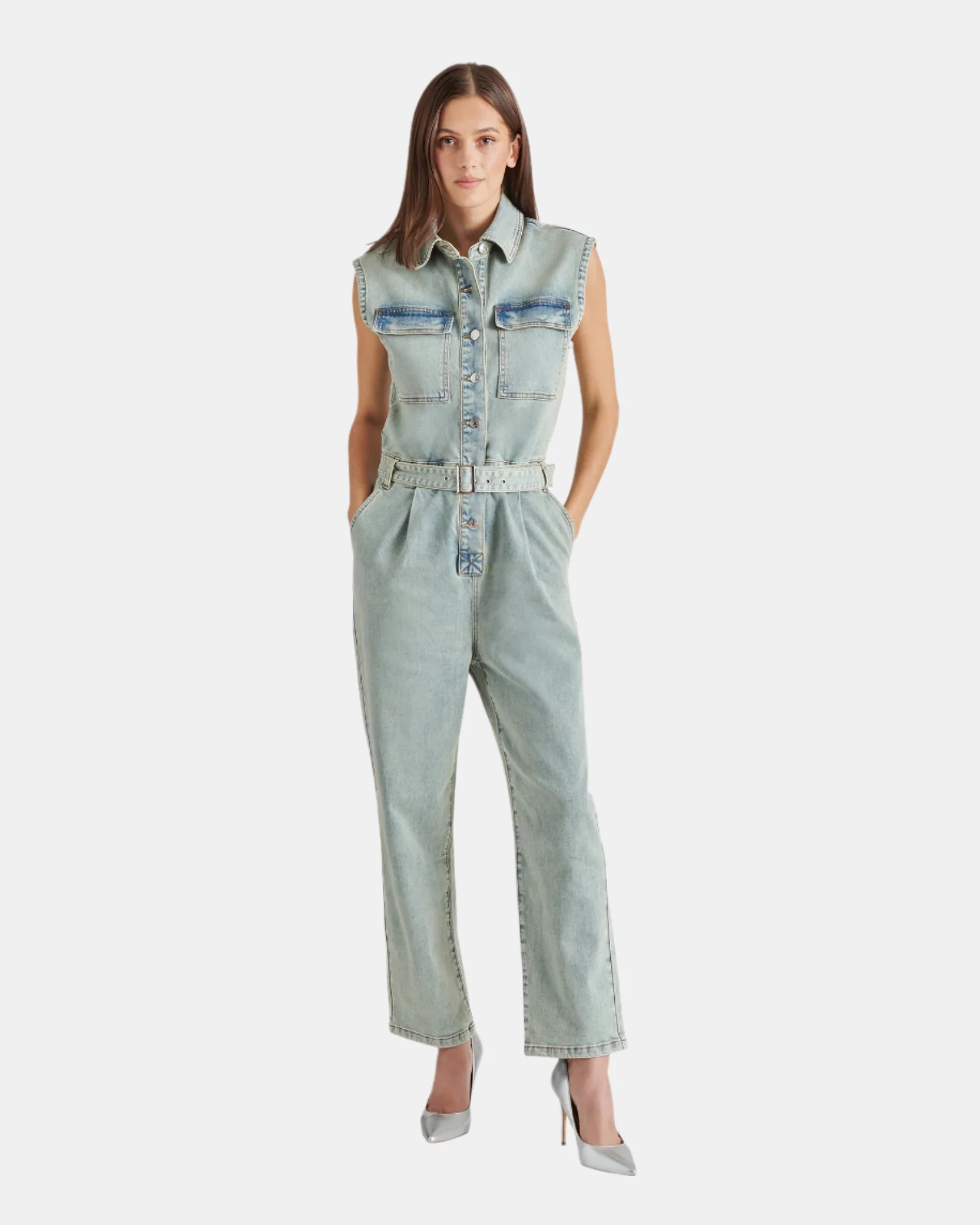 OLYNNE JUMPSUIT DENIM - Image 4