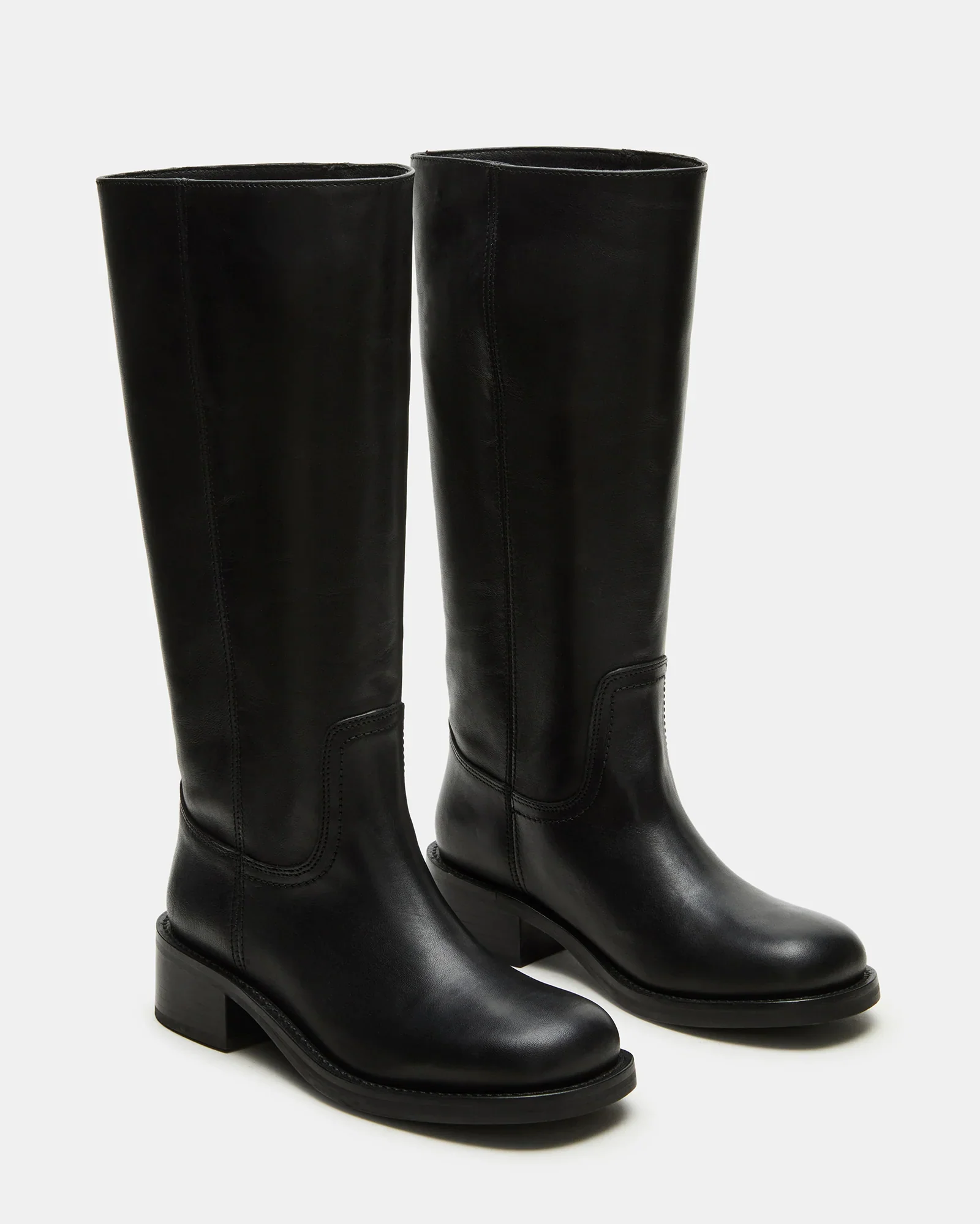 RIGGSS-W WIDE CALF BLACK LEATHER - Image 3