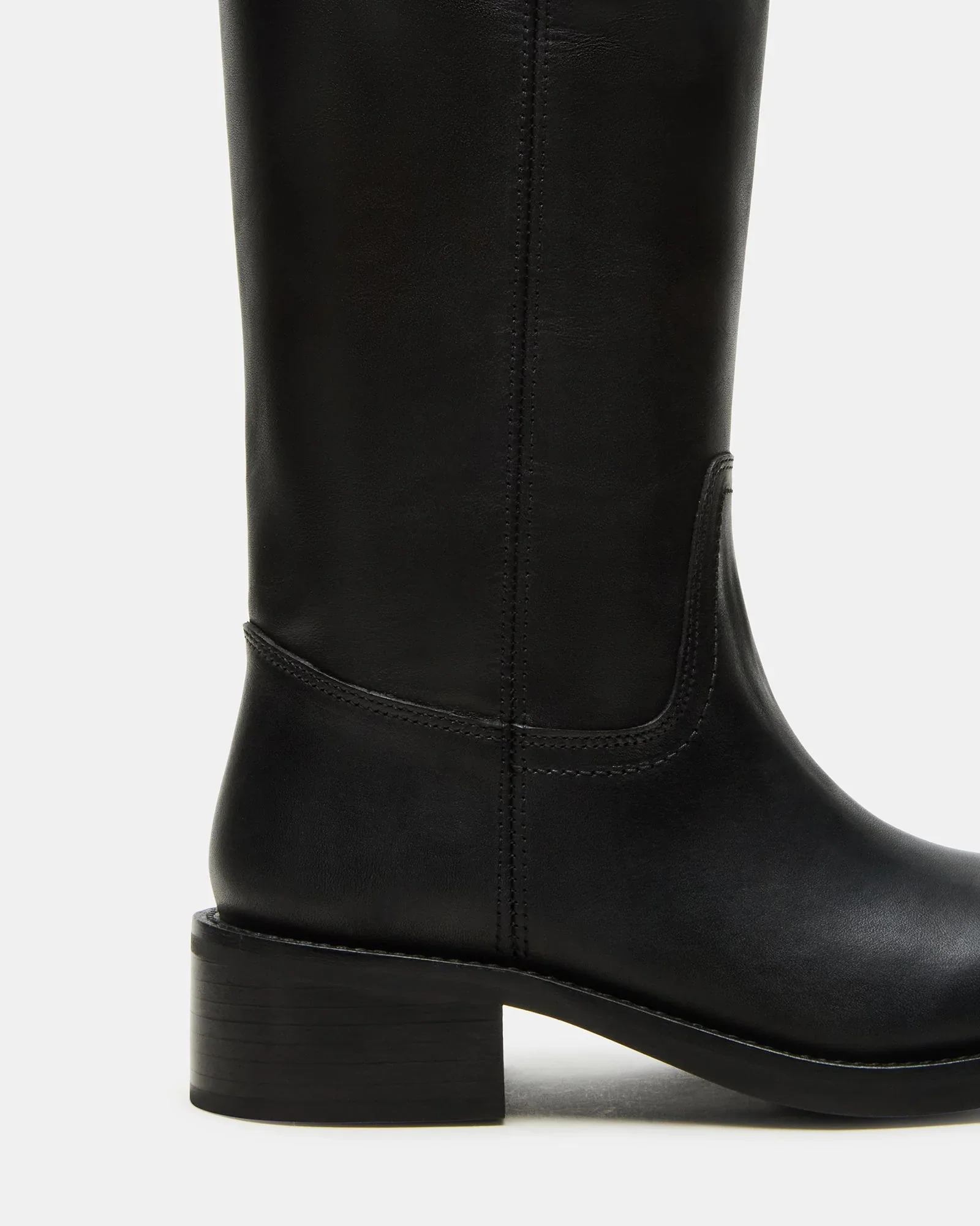 RIGGSS-W WIDE CALF BLACK LEATHER - Image 4