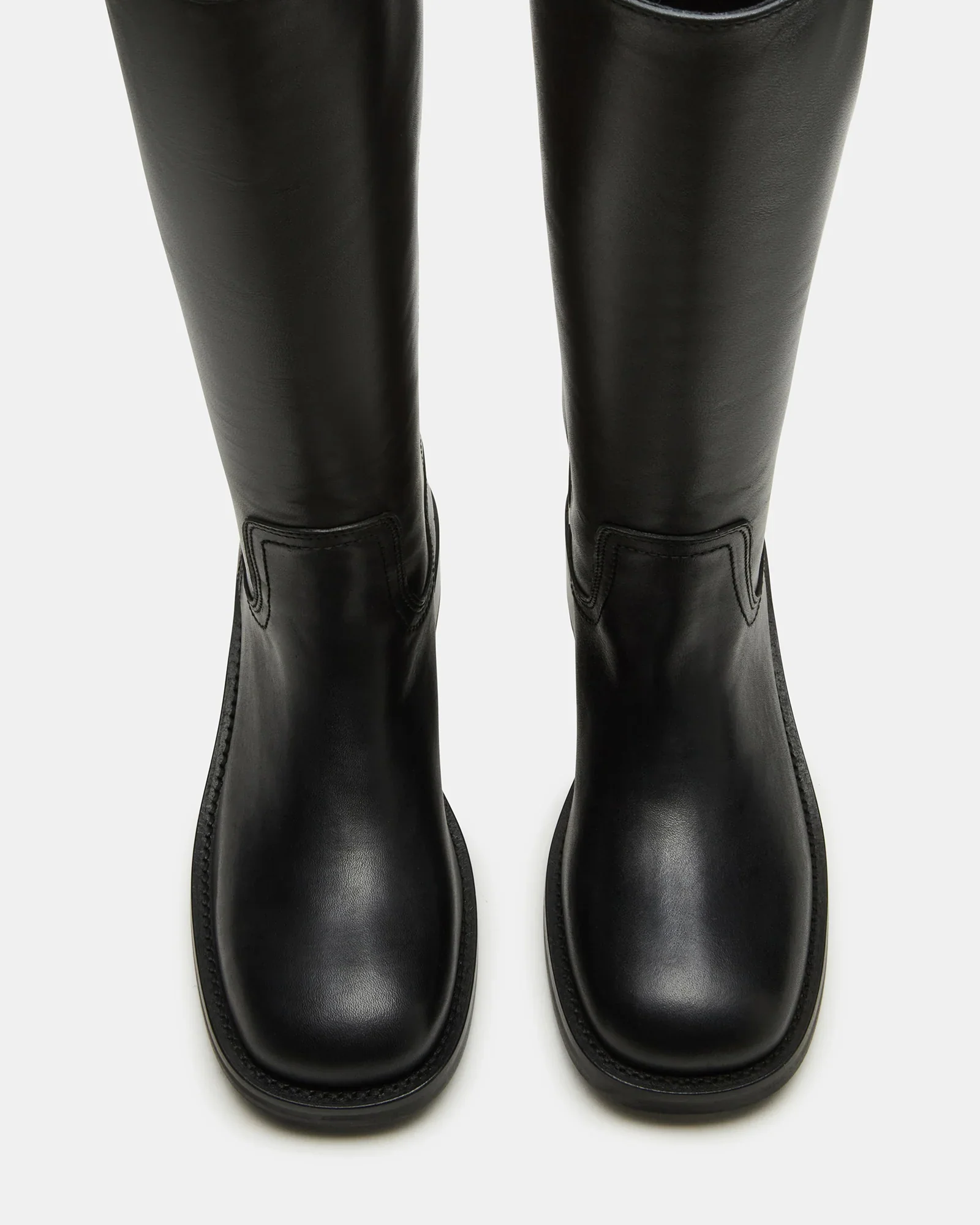 RIGGSS-W WIDE CALF BLACK LEATHER - Image 5