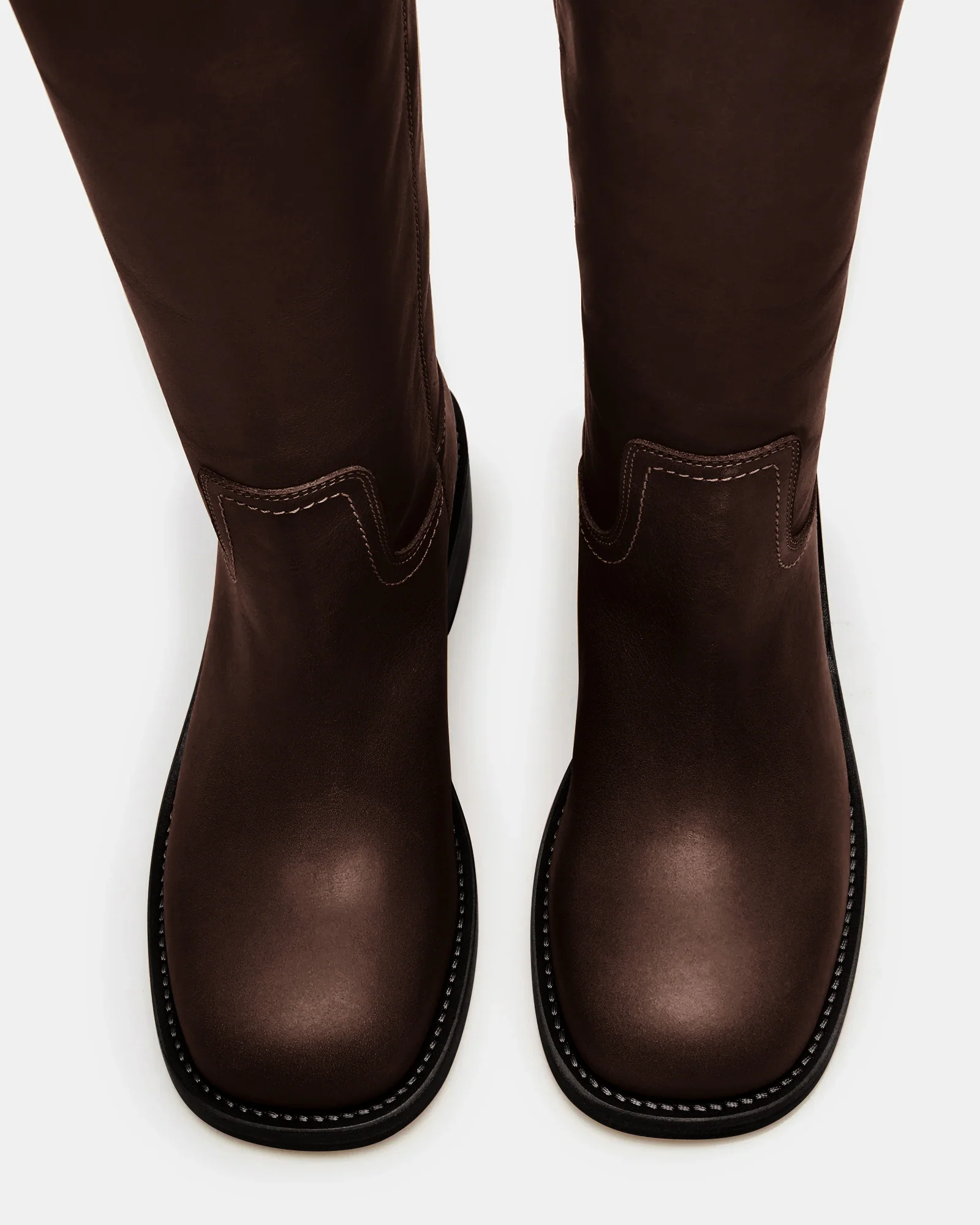 RIGGSS-W WIDE CALF BROWN LEATHER - Image 4