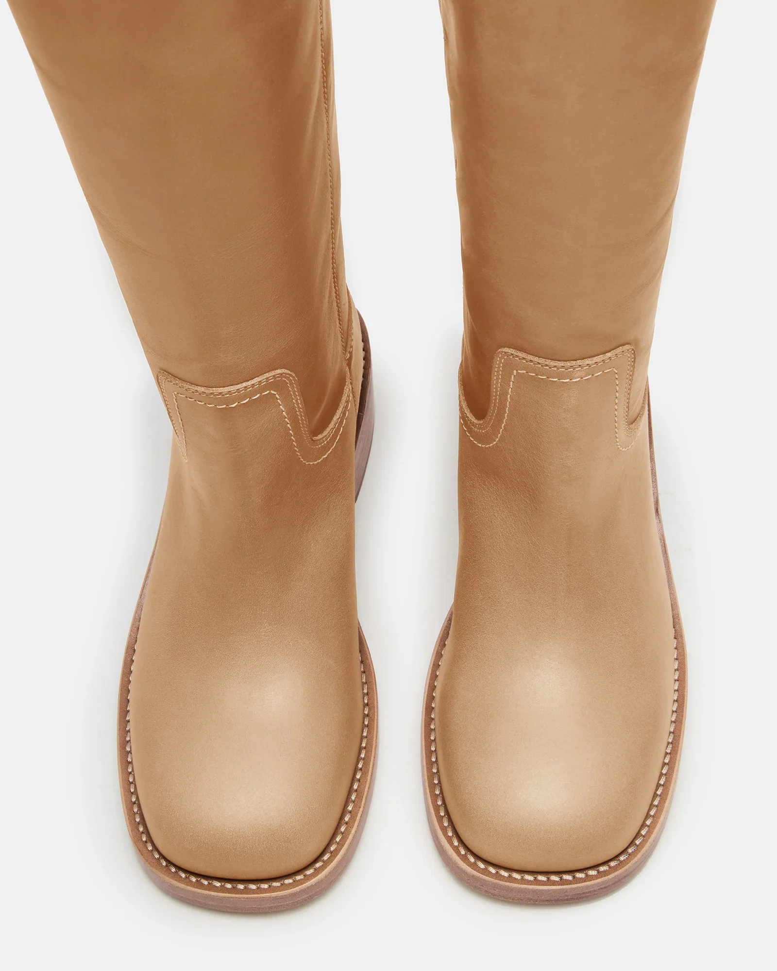 RIGGSS-W WIDE CALF TAN LEATHER - Image 5