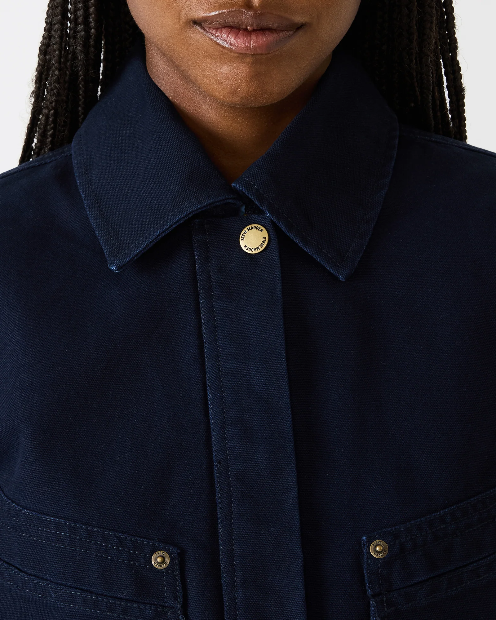 SLOAN JACKET DARK BLUE DENIM - Image 3