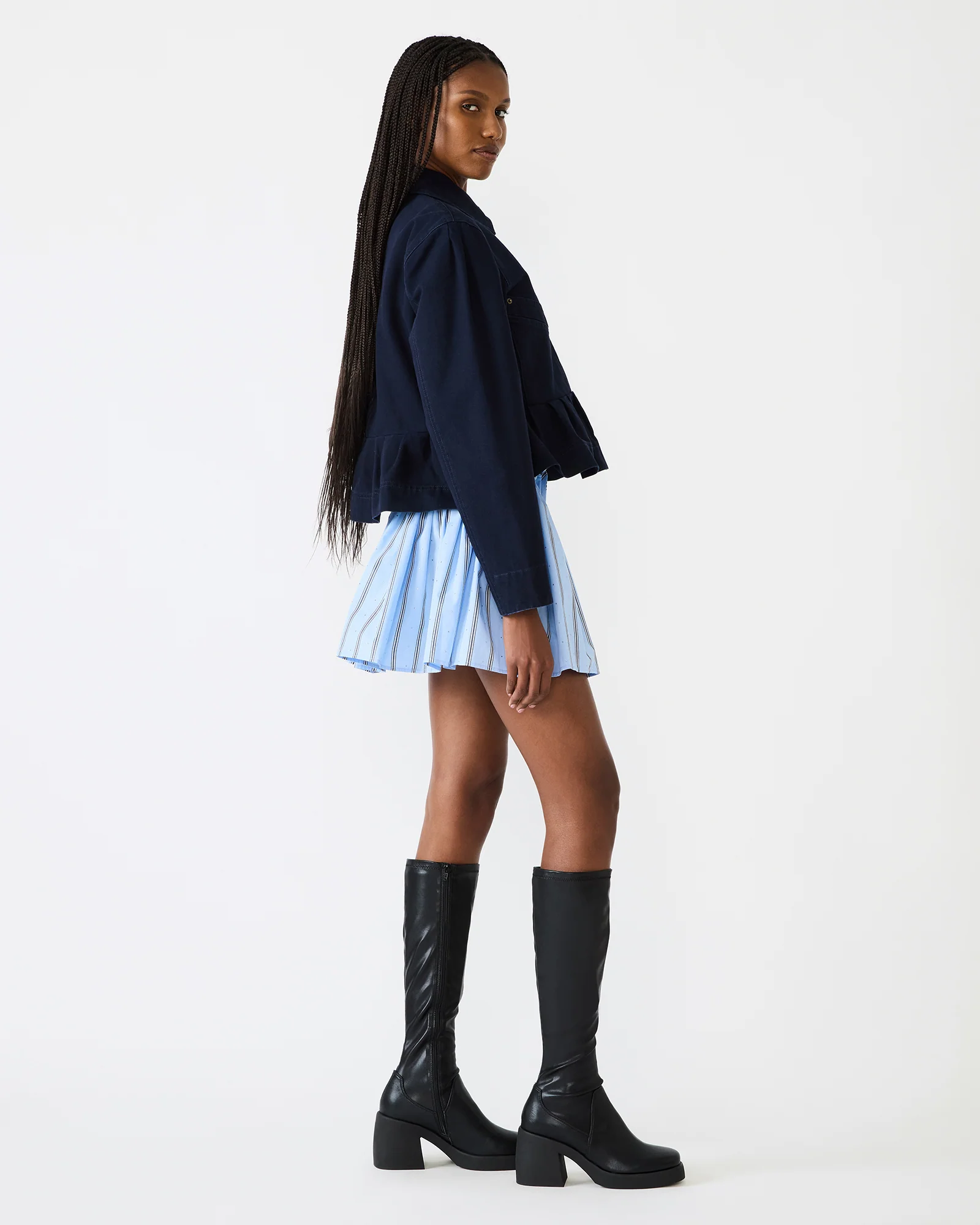 SLOAN JACKET DARK BLUE DENIM - Image 4