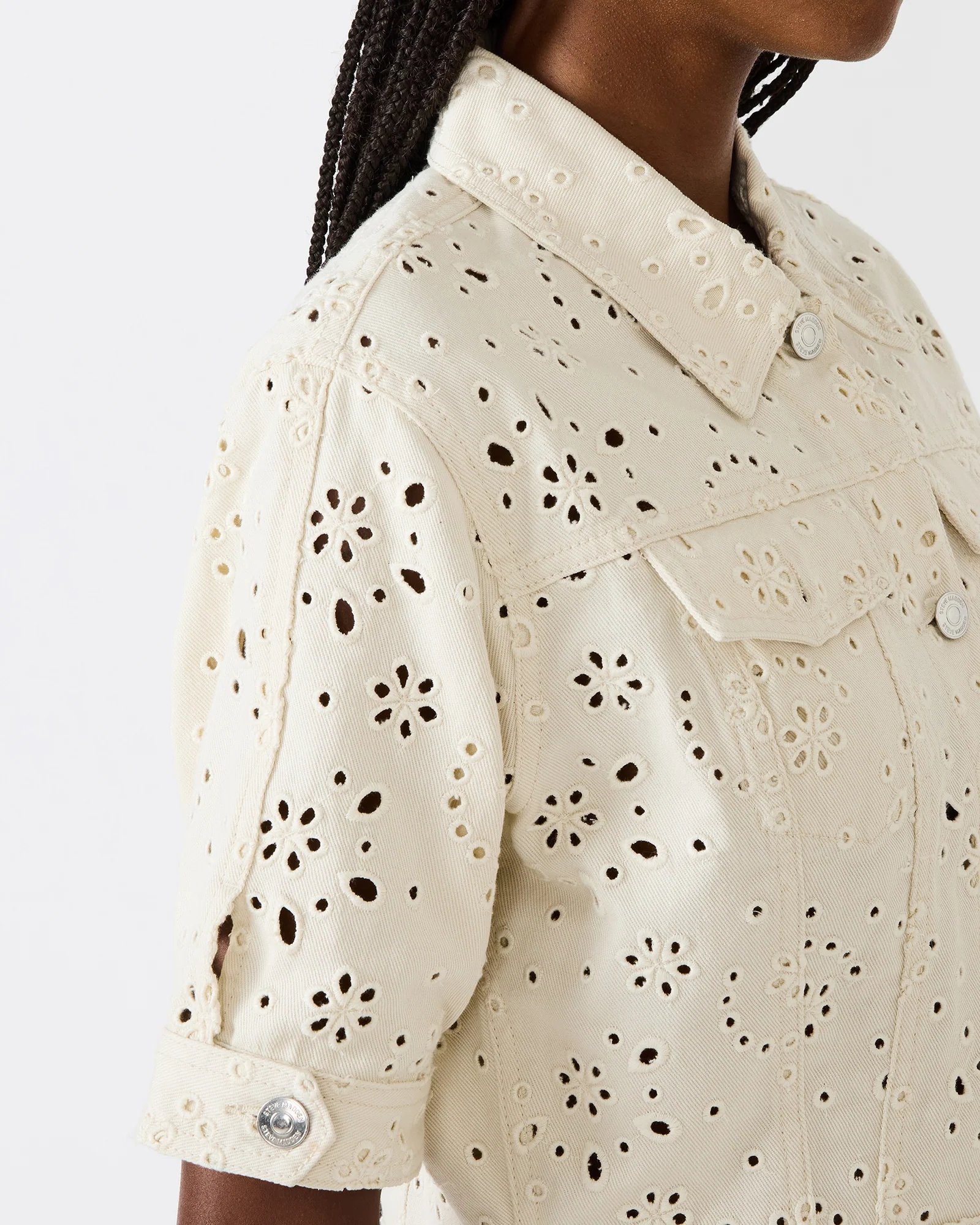 BECK JACKET EYELET CREAM - Image 2