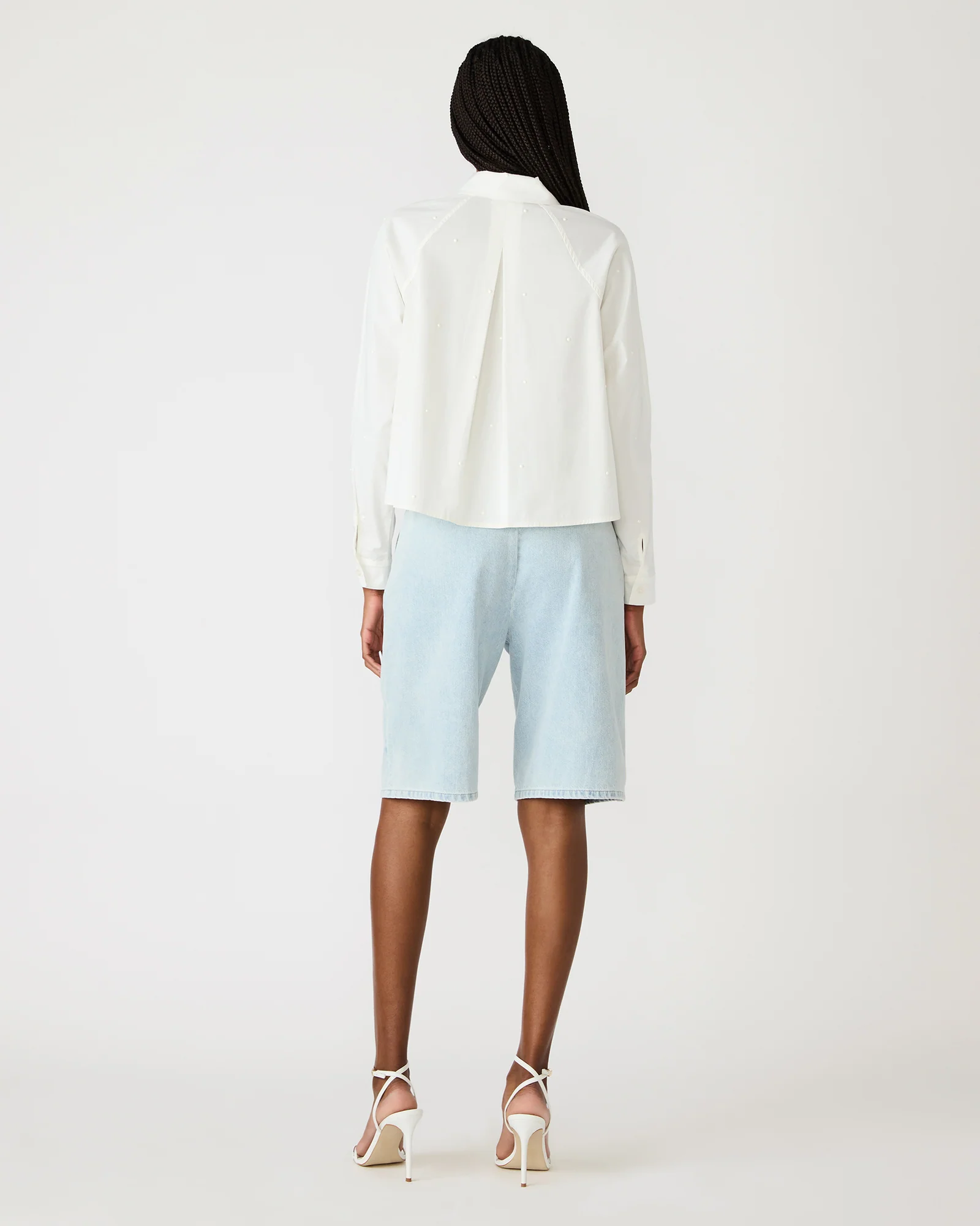 TESS PEARL TOP WHITE - Image 5