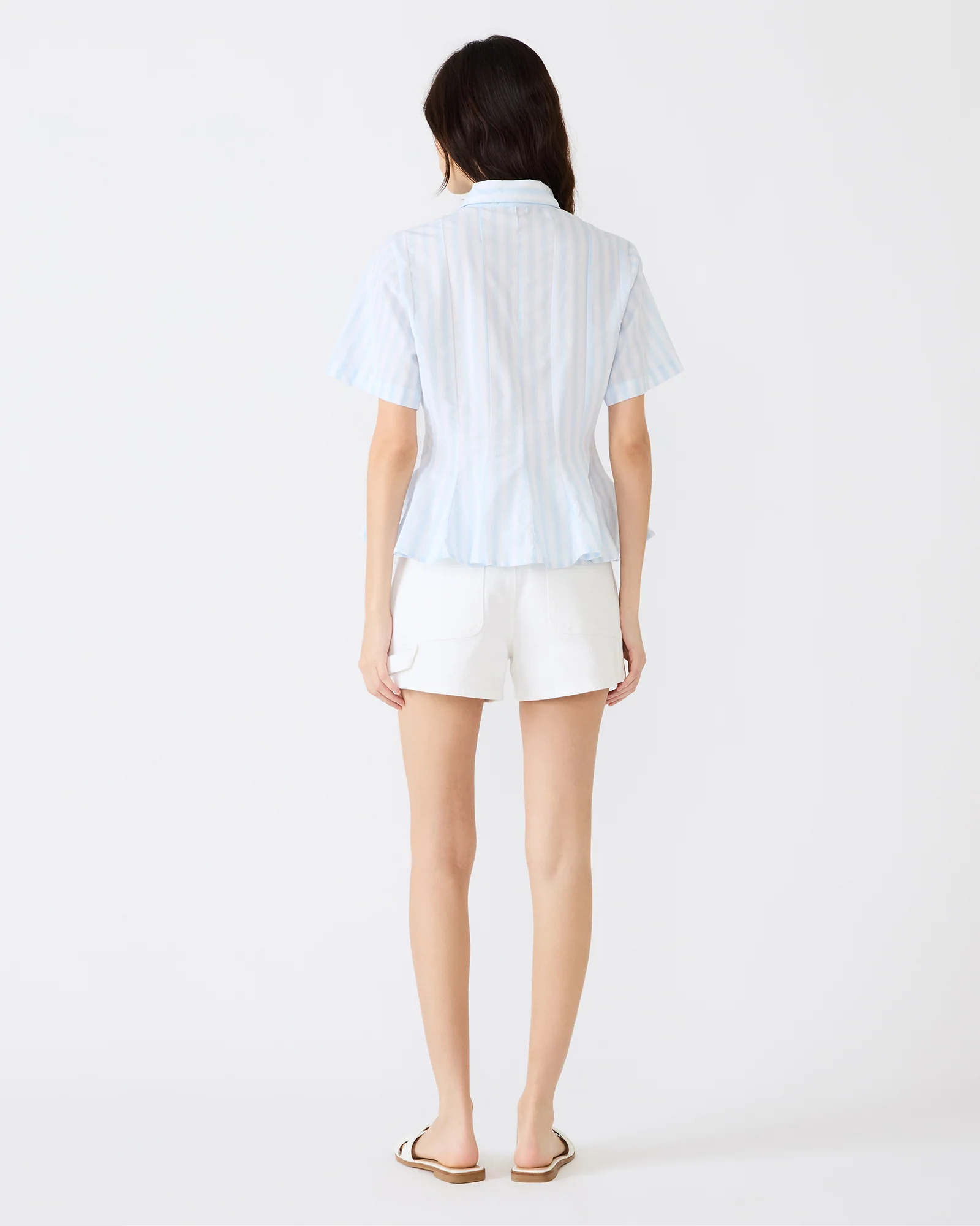 PORTER TOP STRIPED WHITE MULTI - Image 5