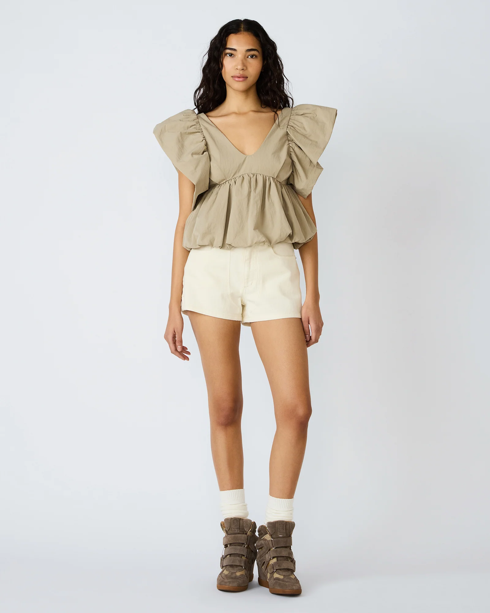 SASKYA TOP KHAKI - Image 4