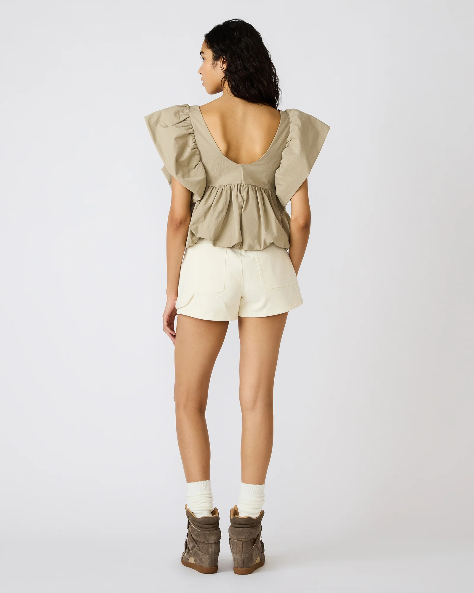 SASKYA TOP KHAKI - Image 5