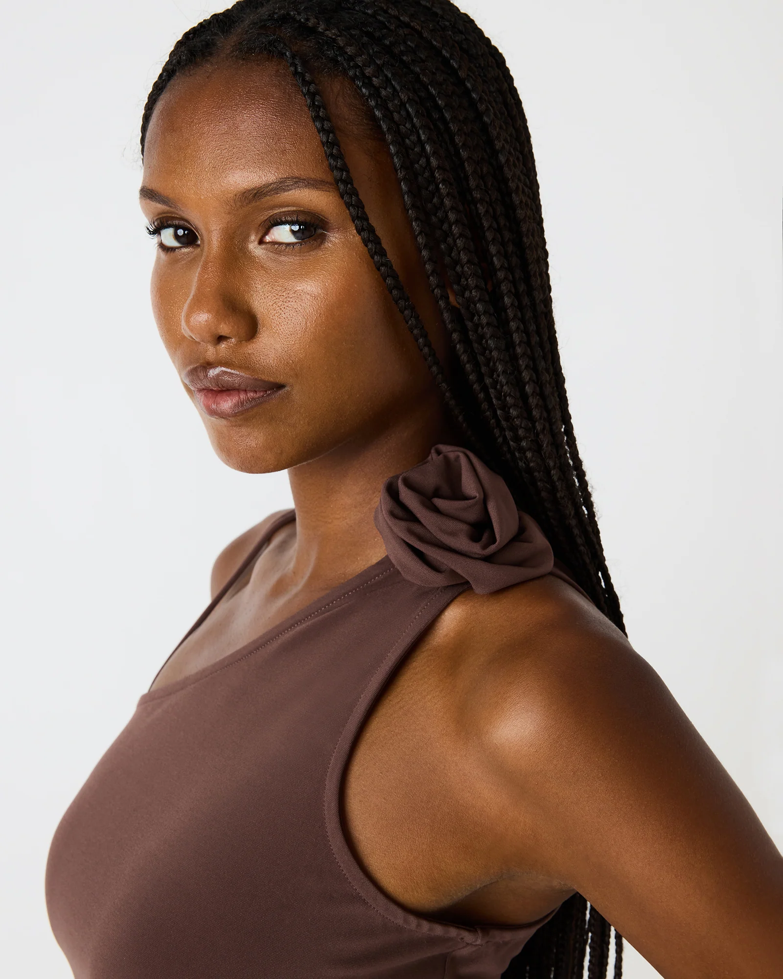 HADLEIGH KNIT TOP BROWN - Image 3