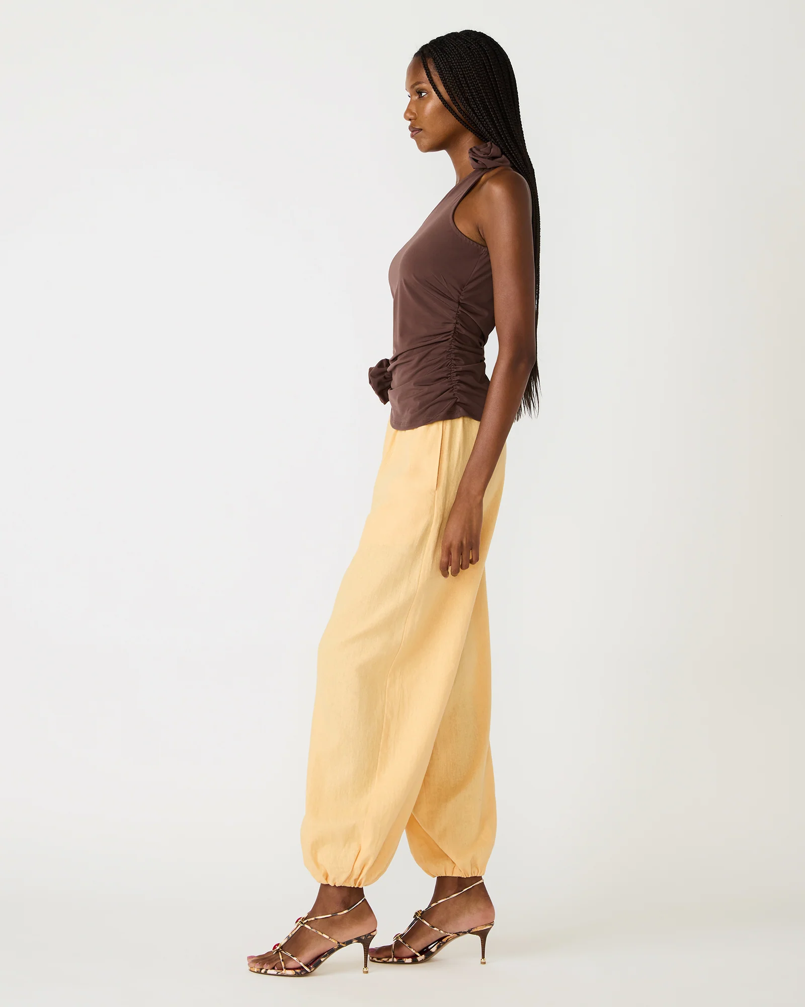 HADLEIGH KNIT TOP BROWN - Image 4
