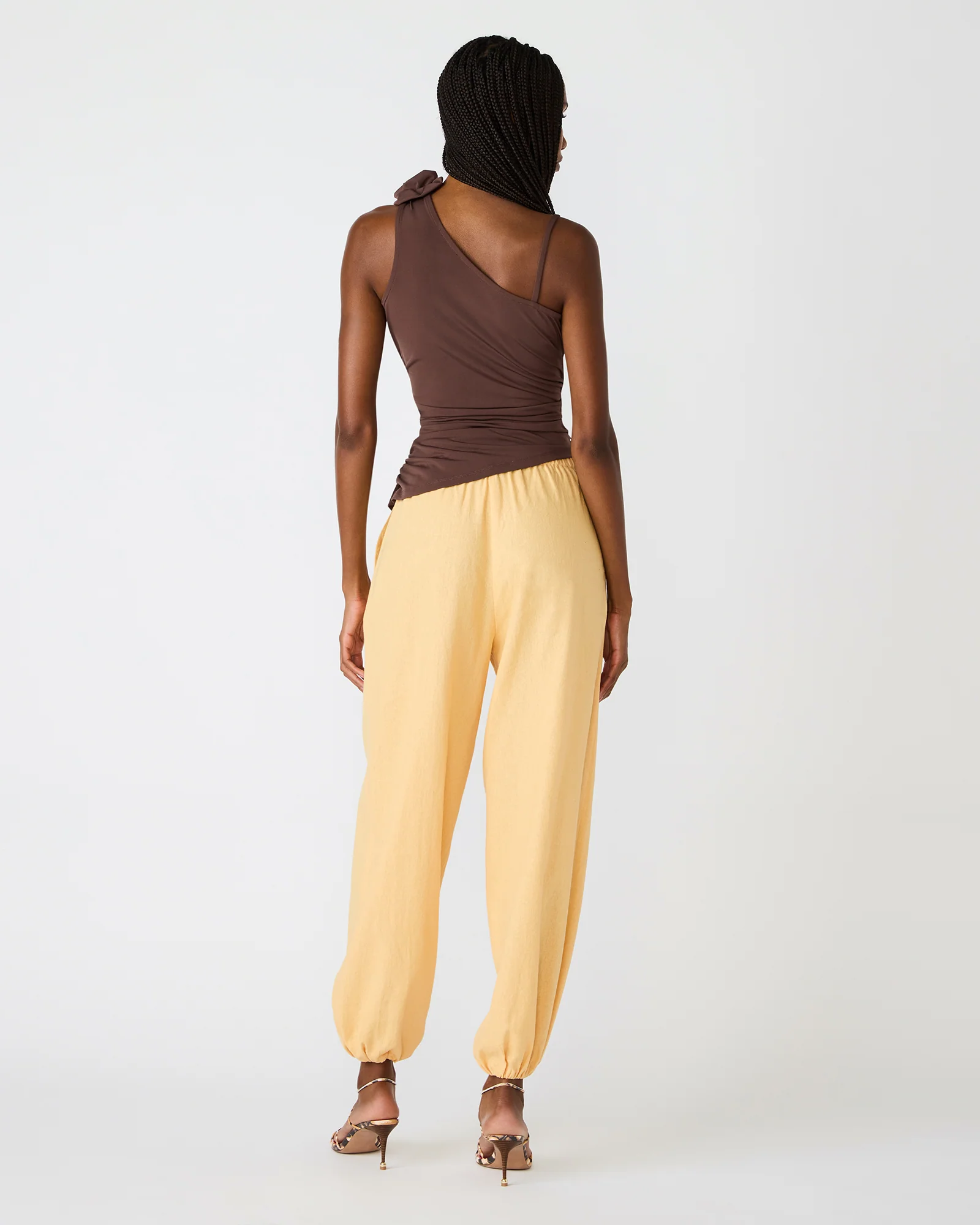 HADLEIGH KNIT TOP BROWN - Image 5