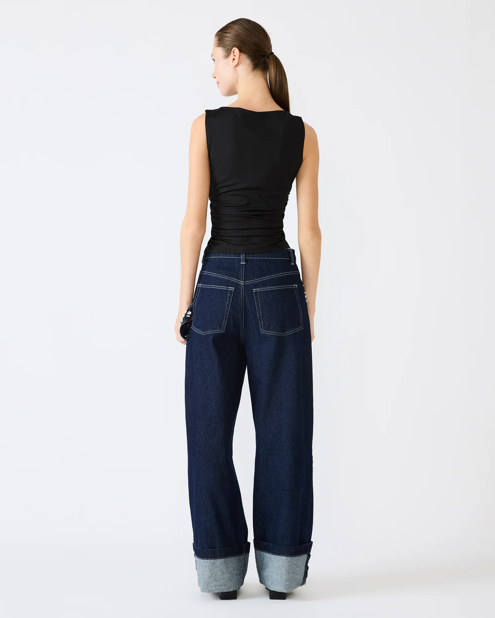 ADAIR KNIT TOP BLACK - Image 7