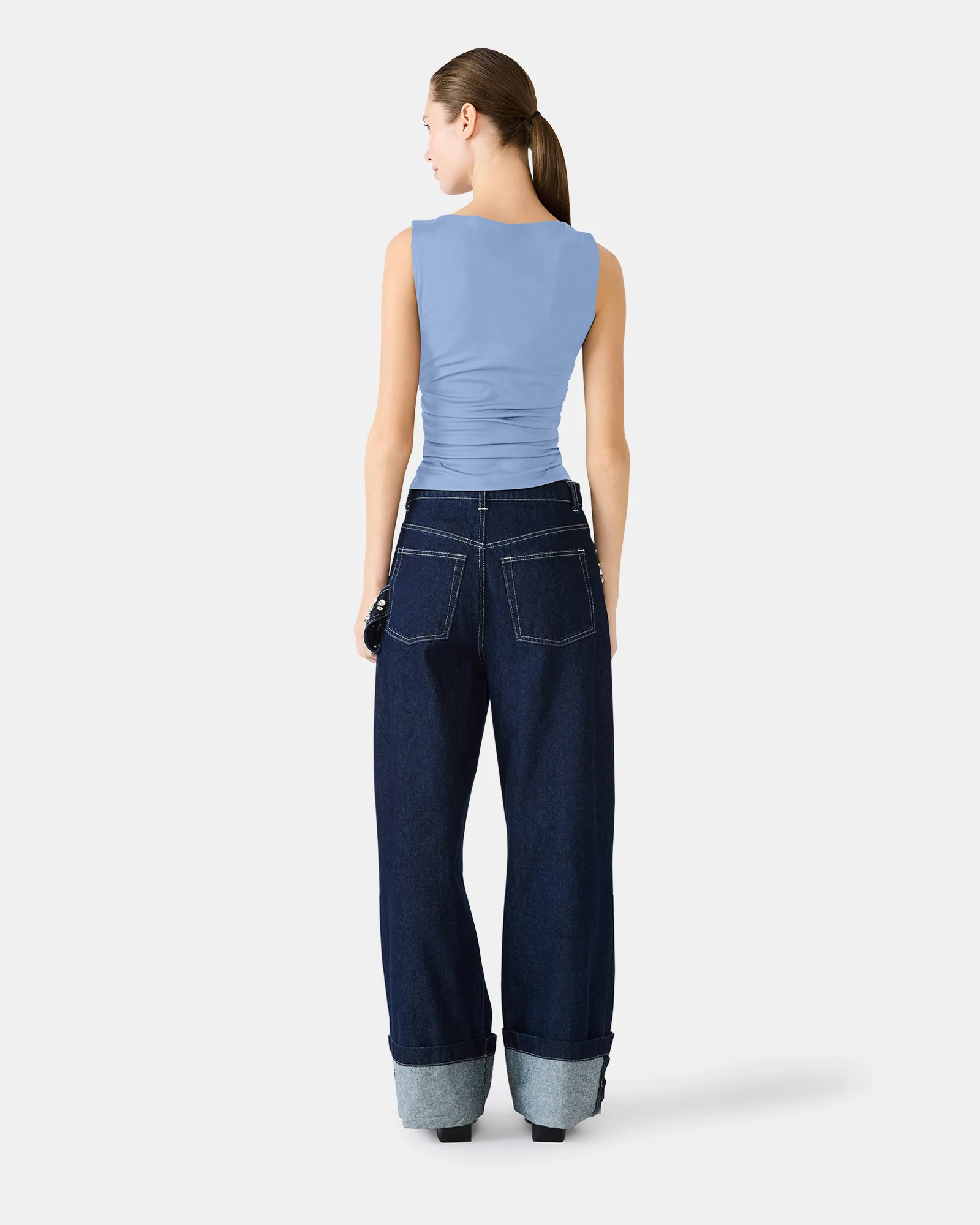 ADAIR KNIT TOP BLUE - Image 5