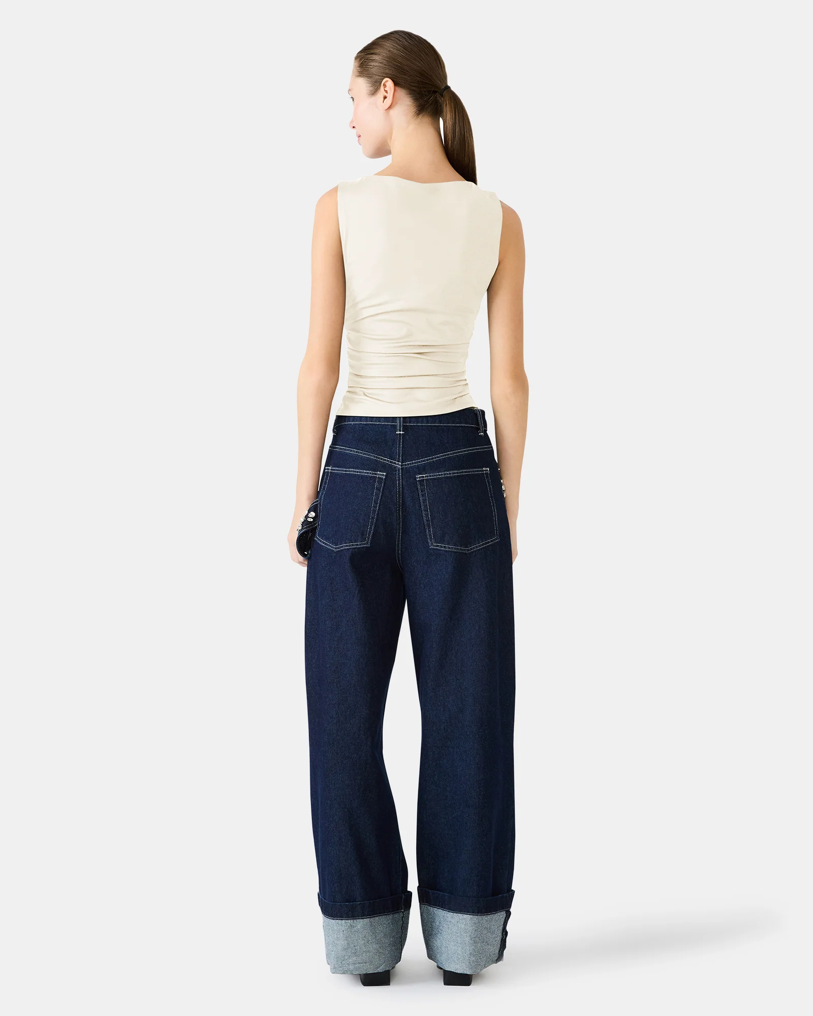 ADAIR KNIT TOP WHITE - Image 5