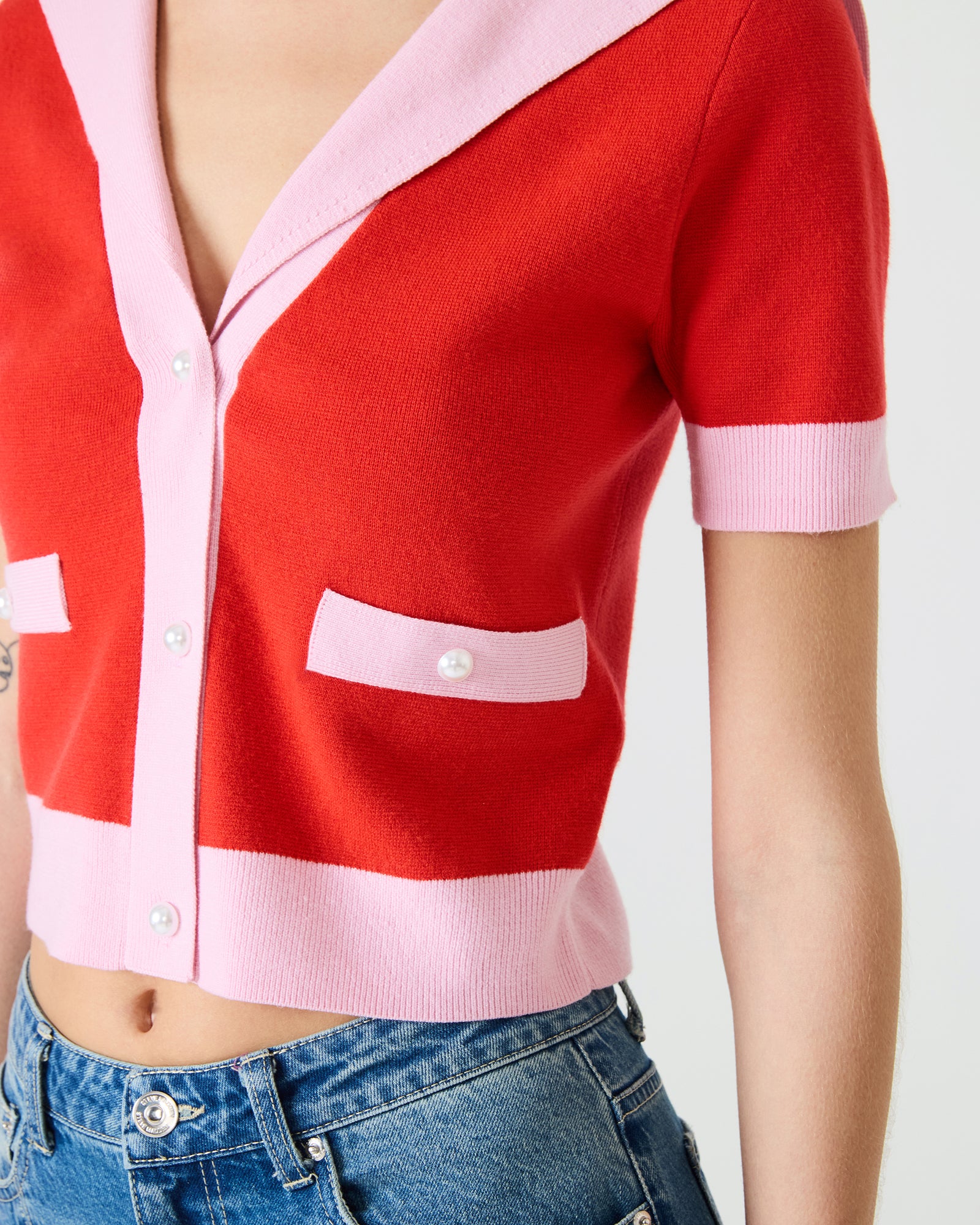 ADEN SWEATER RED - Image 3